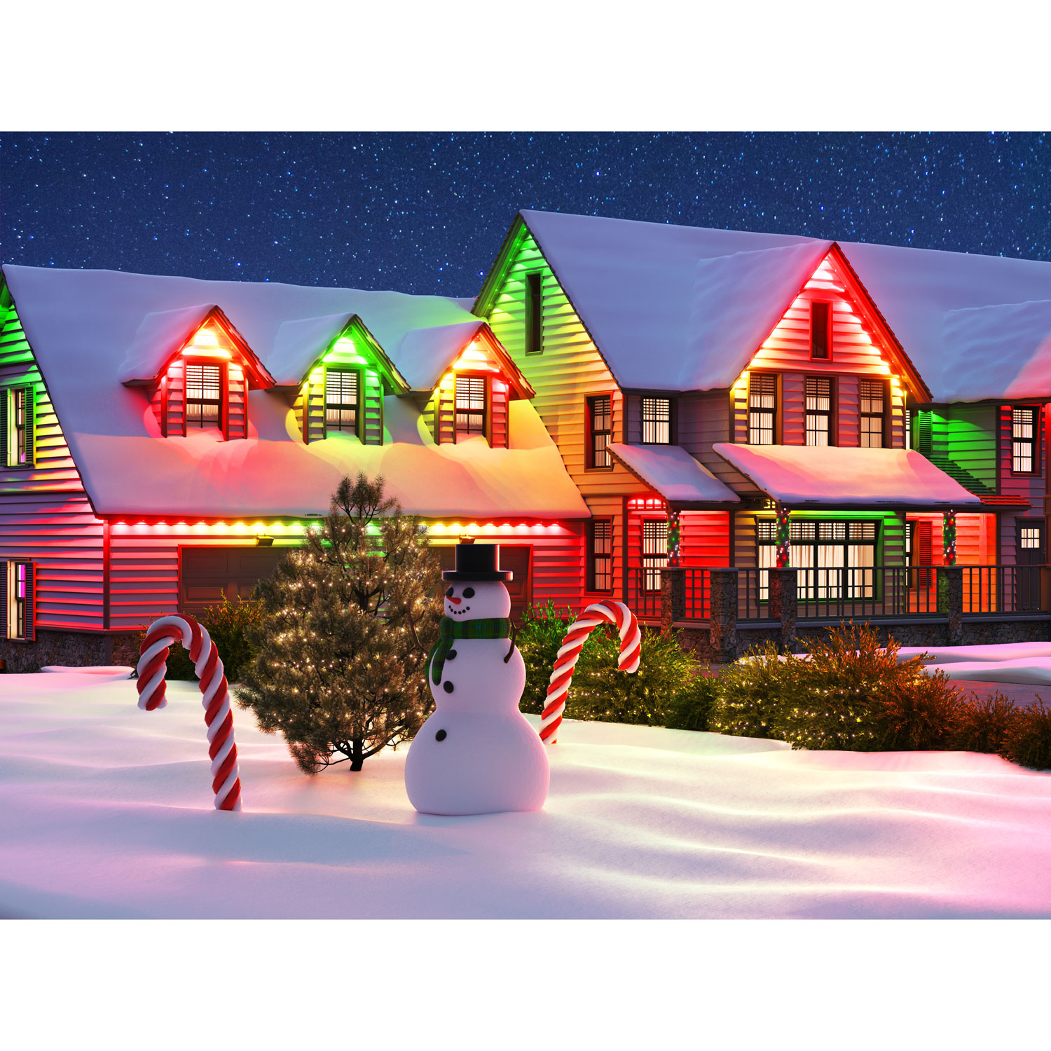 Nanoleaf Essentials Matter 15m Permanent Outdoor LED Lights - Smarter Kit - Multicolour