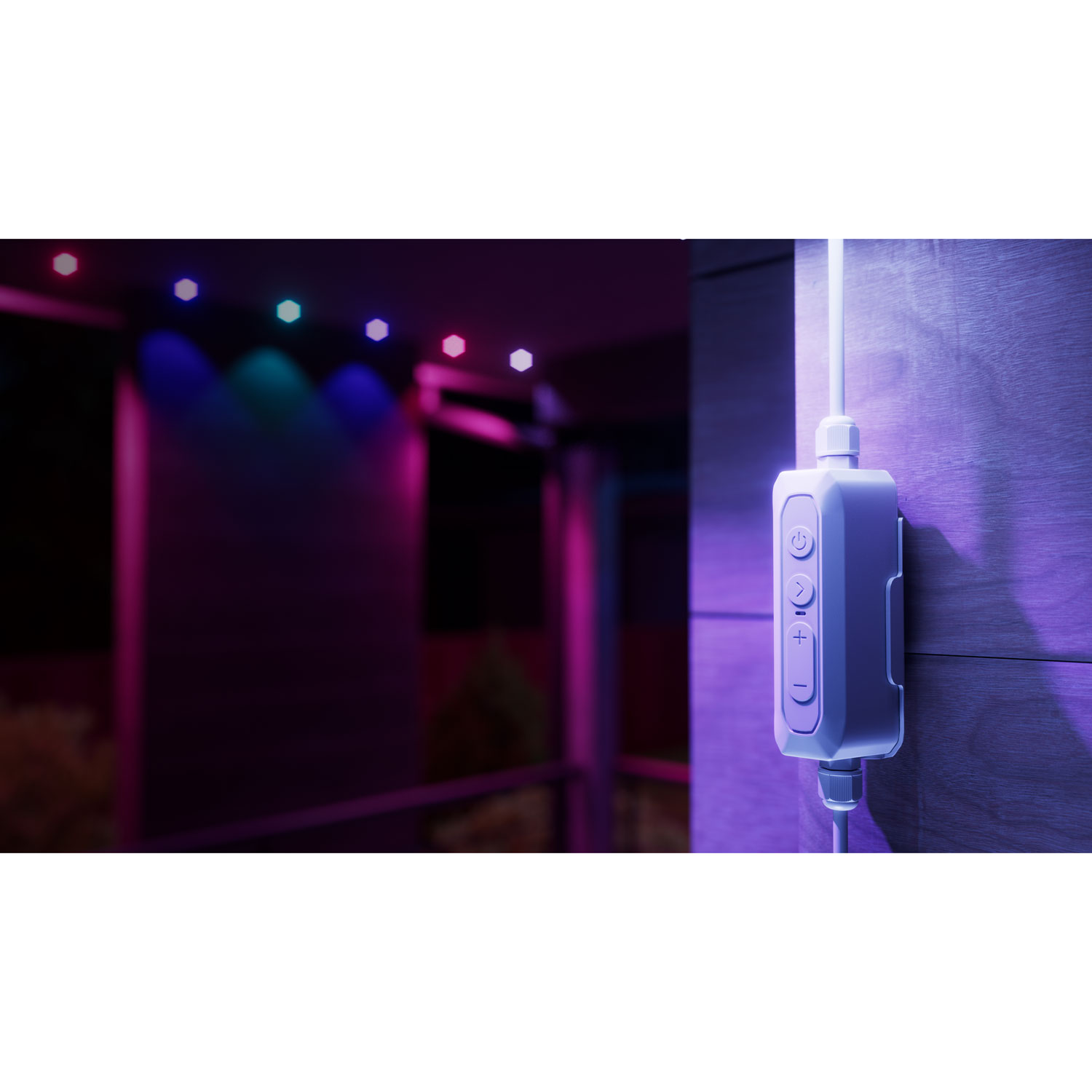 Nanoleaf Essentials Matter 15m Permanent Outdoor LED Lights - Smarter Kit - Multicolour