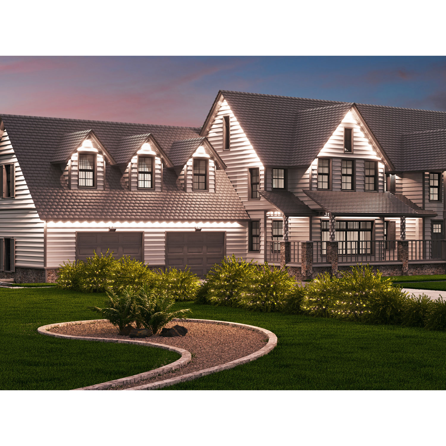 Nanoleaf Essentials Matter 15m Permanent Outdoor LED Lights - Smarter Kit - Multicolour