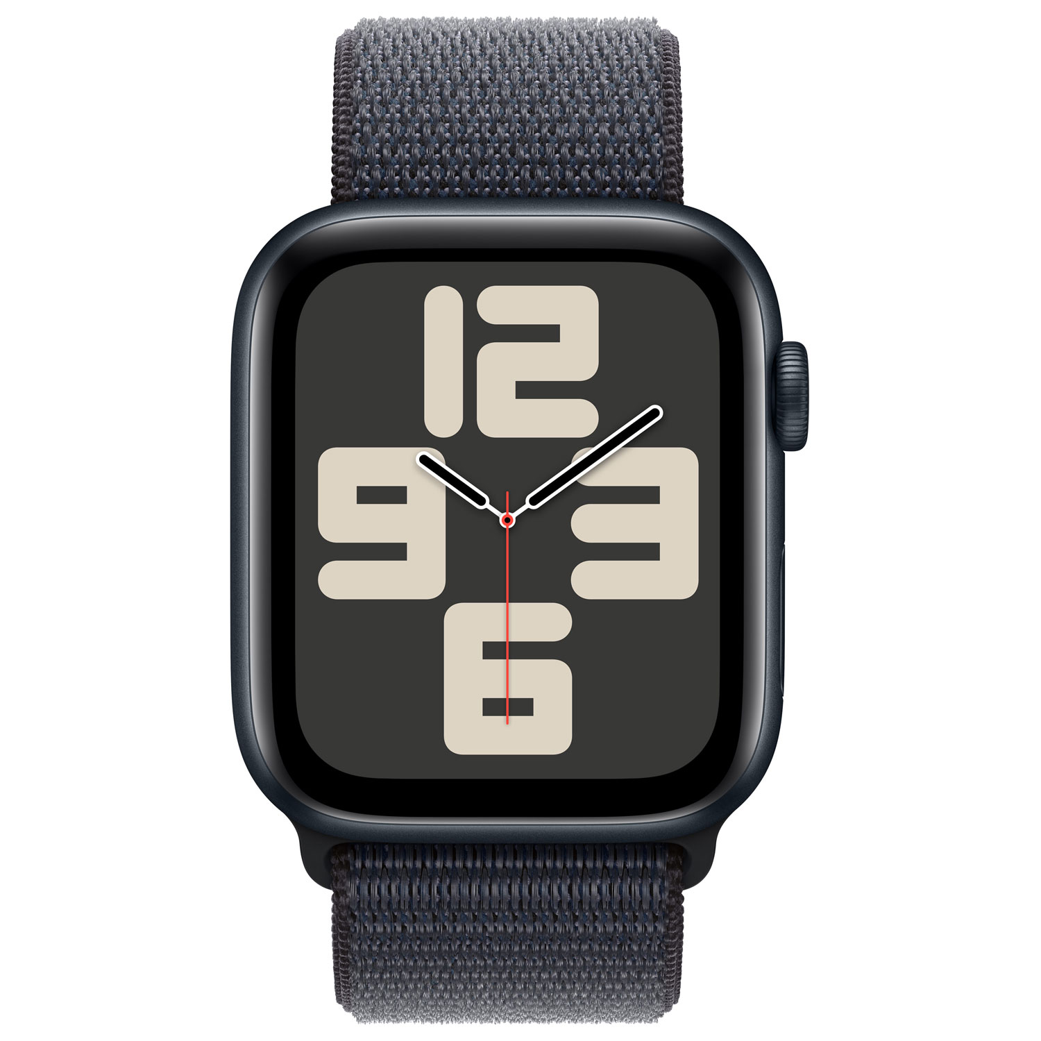 Apple Watch SE 44mm Midnight Aluminum Case with Ink Sport Loop