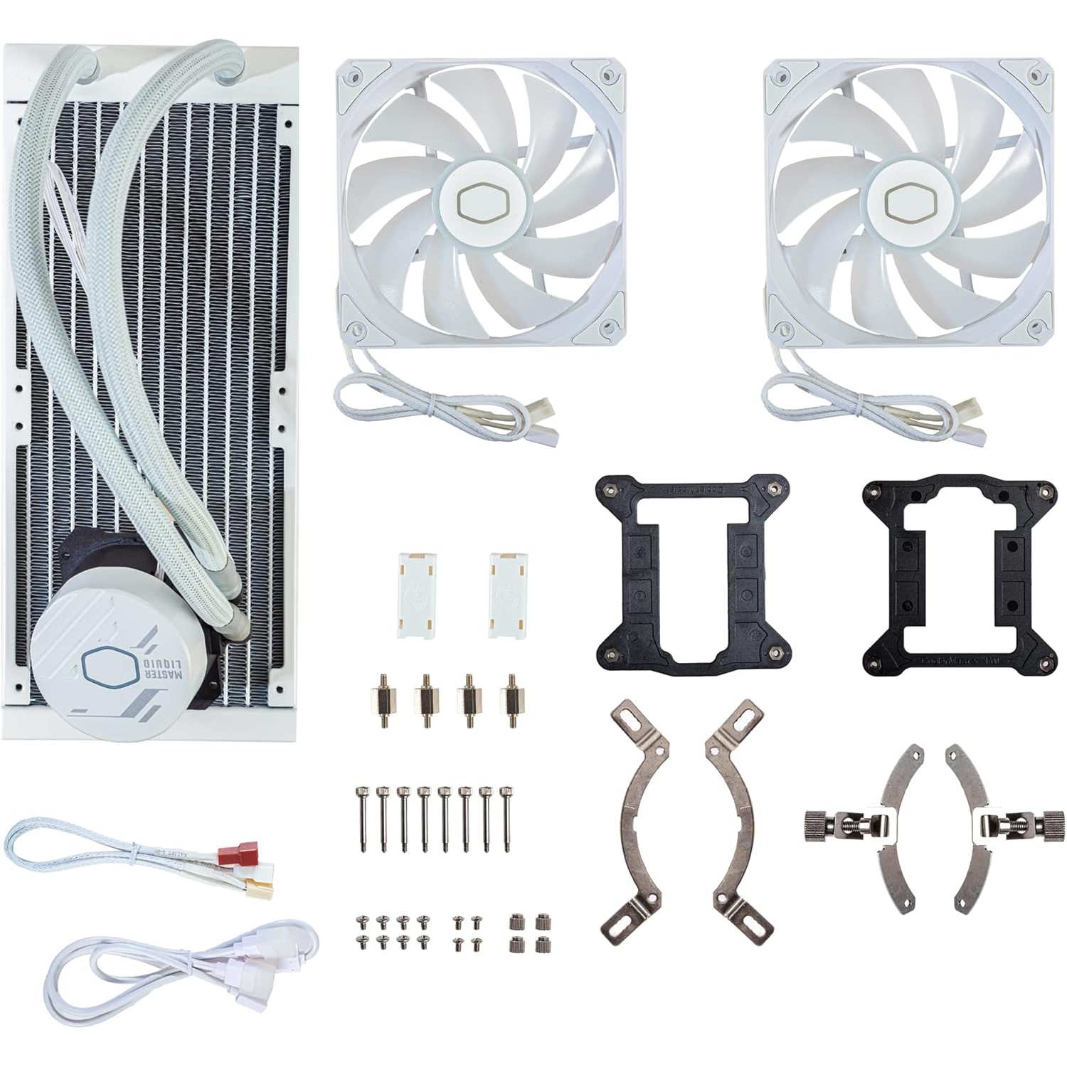 Cooler Master MasterLiquid 240L Core, Gen S Dual Chamber Pump, ARGB 240mm AIO Liquid CPU Cooler