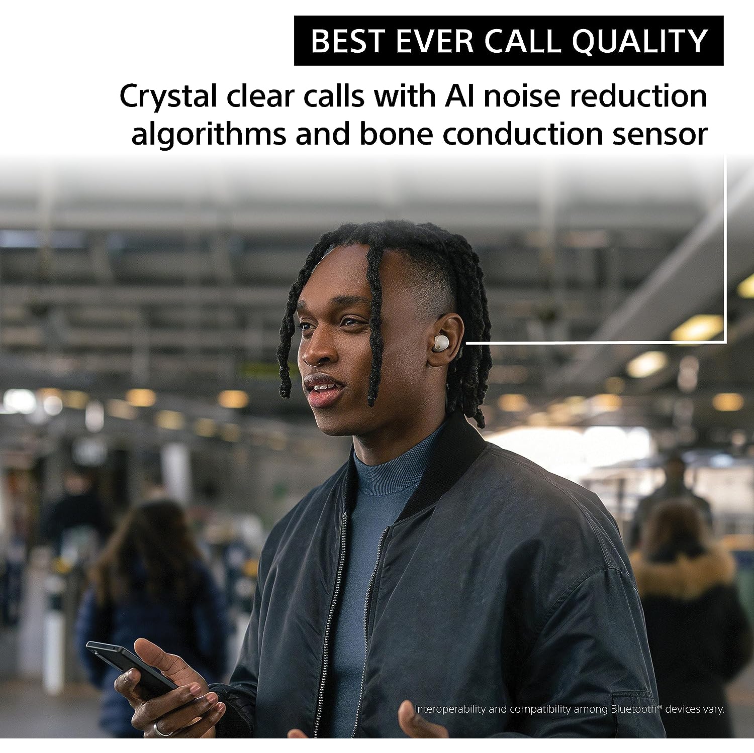 Remis à neuf - les écouteurs boutons 100 % sans fil Bluetooth à suppression du bruit WF-1000XM5 de Sony avec Alexa intégré, argenté platine