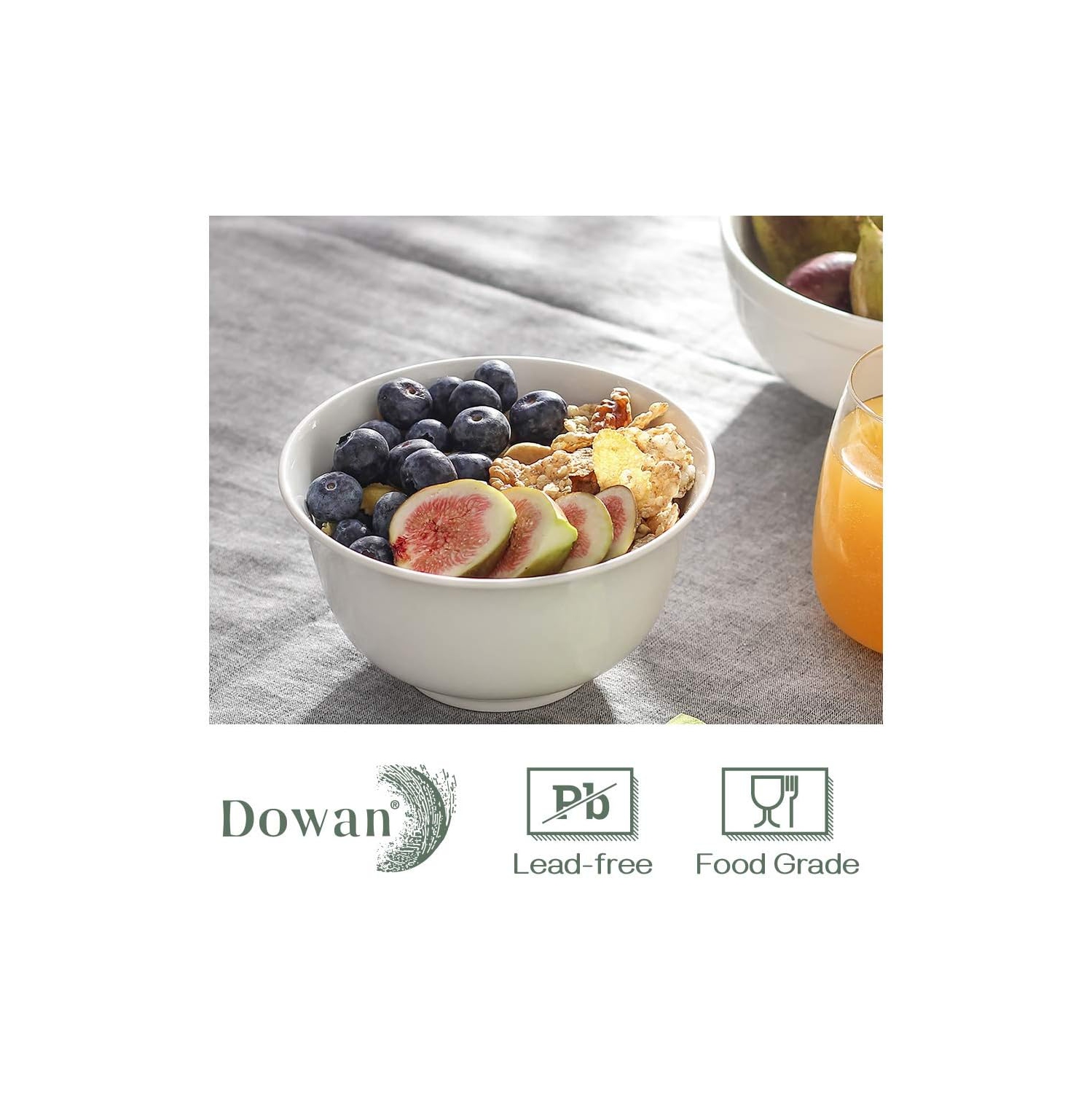 DOWAN 20 OZ Ceramic Soup Bowls & Cereal Bowls