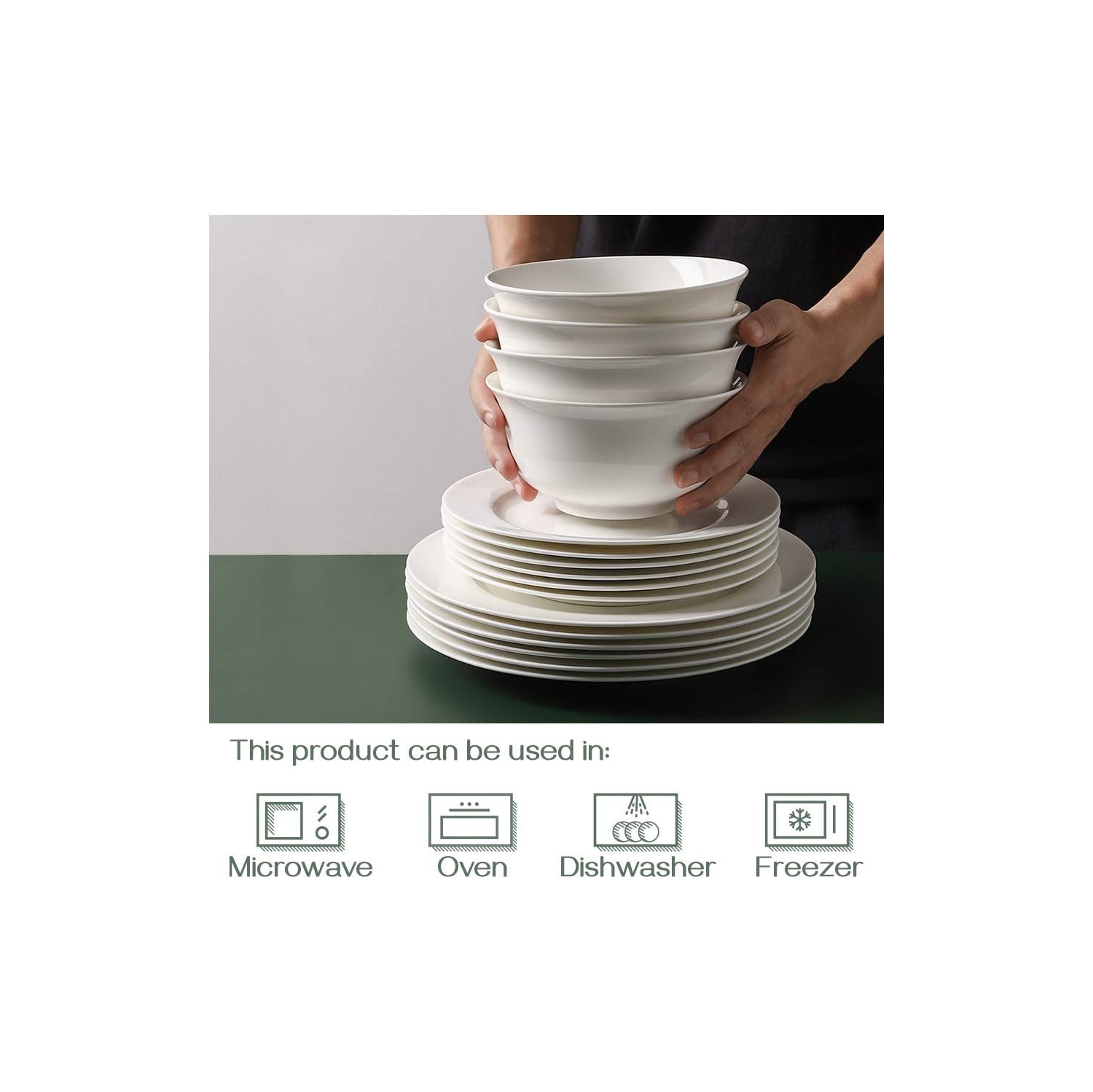 DOWAN 20 OZ Ceramic Soup Bowls & Cereal Bowls