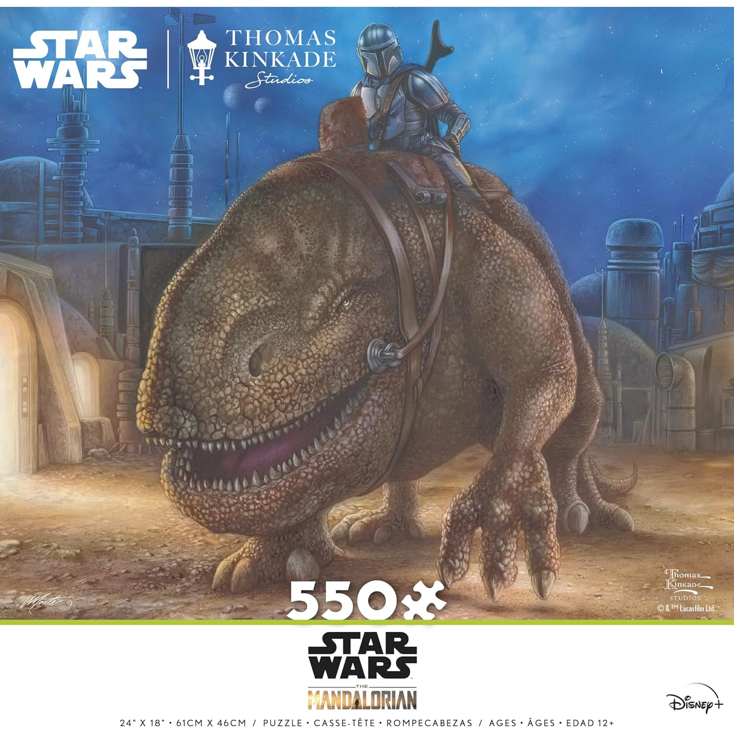Ceaco - Thomas Kinkade - Mandalorian - The Reckoning - Casse-tête de 550 pièces