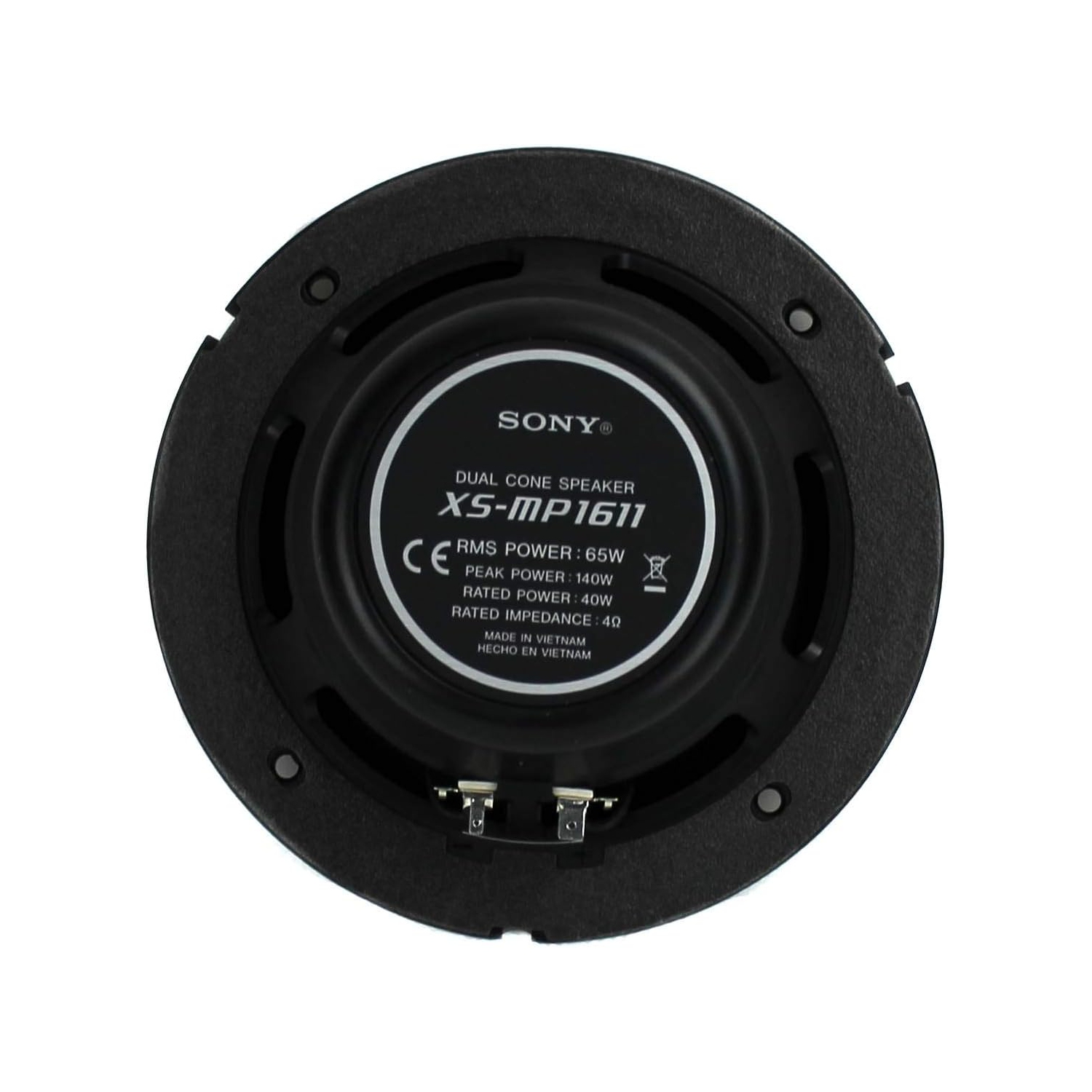 Sony XS-MP1611 6.5" Dual Cone Marine Speakers Bonus Gadget Cleaner Included