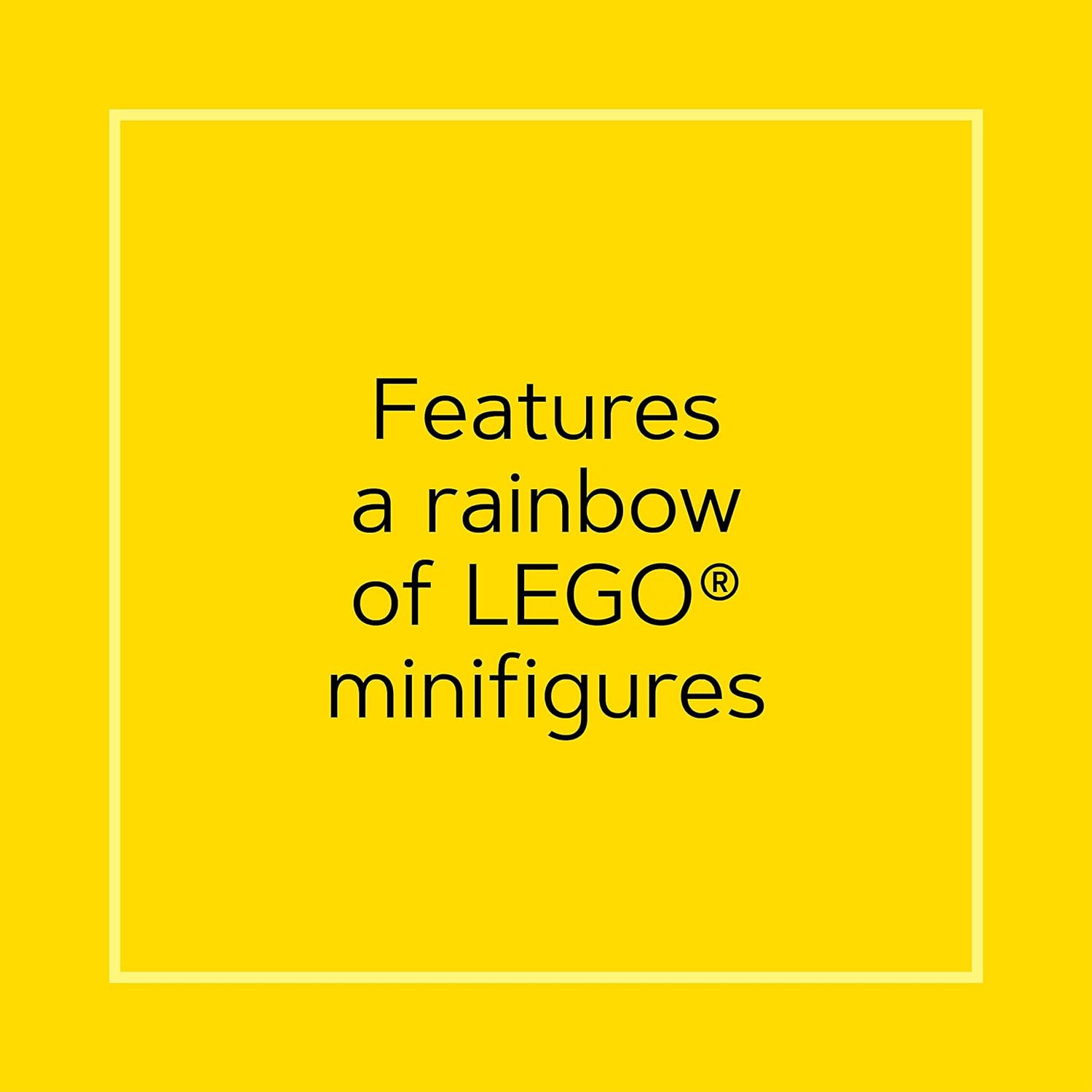 Lego Minifigure Rainbow 1000-piece Puzzle: 1000 Piece