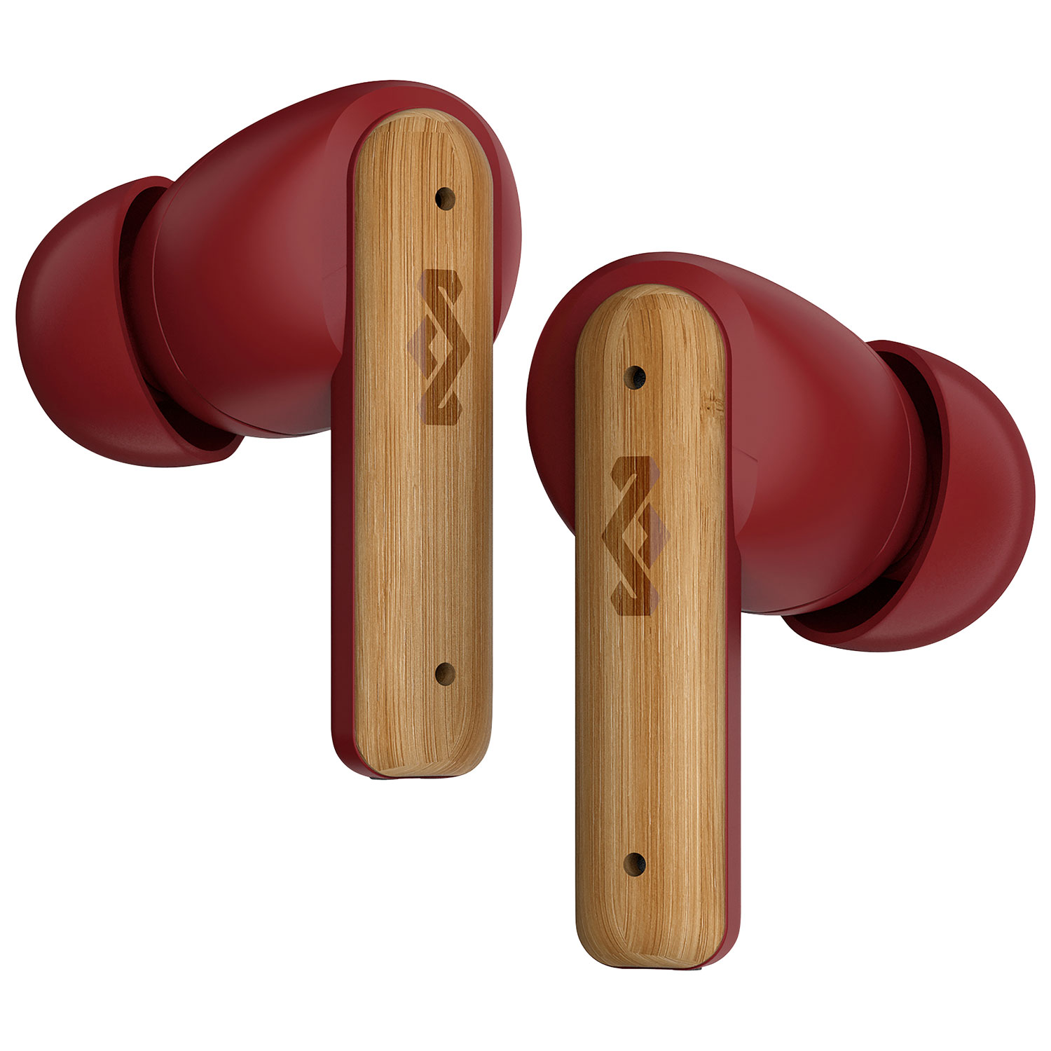 Écouteurs boutons 100 % sans fil à isolation sonore Little Bird de House Of Marley - Rouge