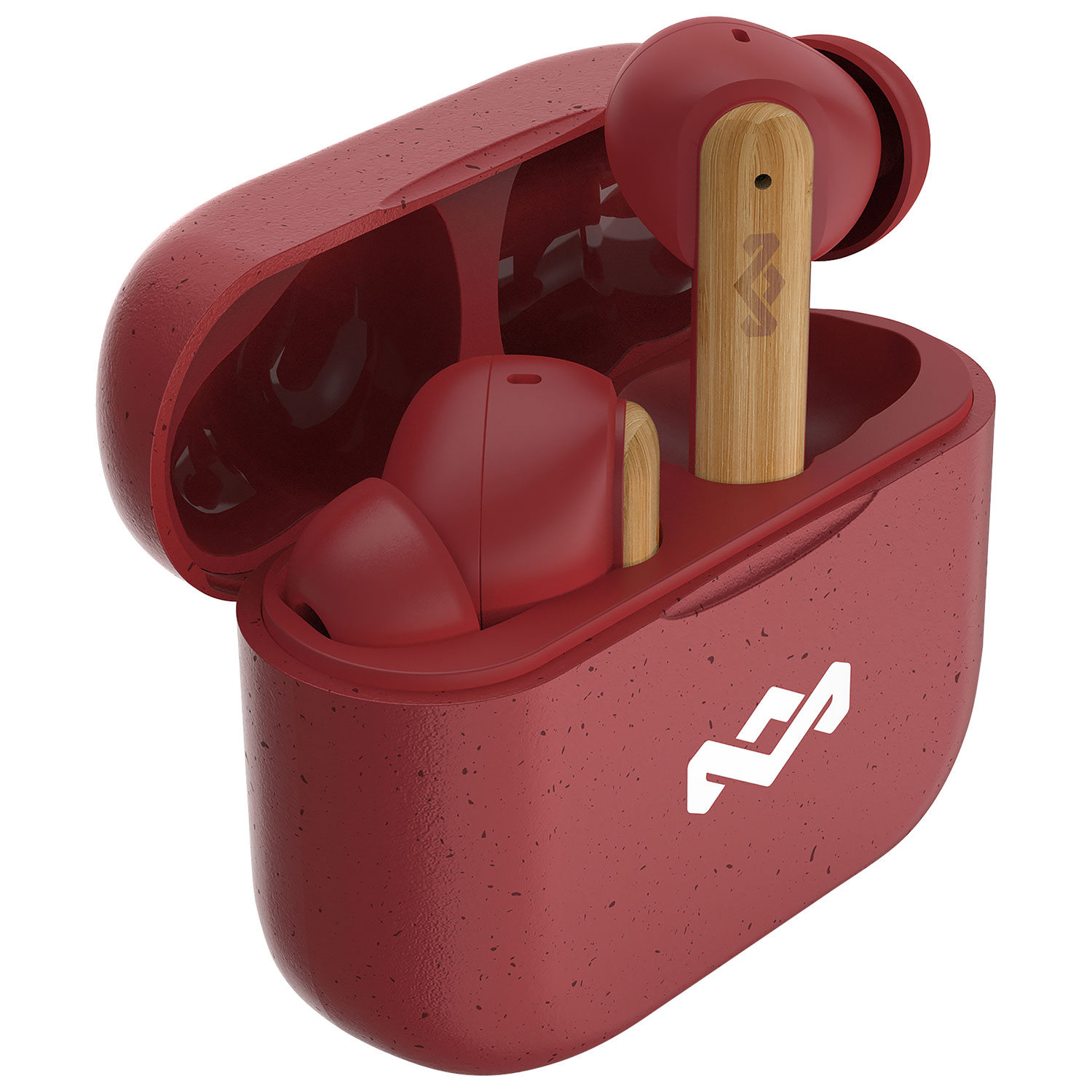 Écouteurs boutons 100 % sans fil à isolation sonore Little Bird de House Of Marley - Rouge