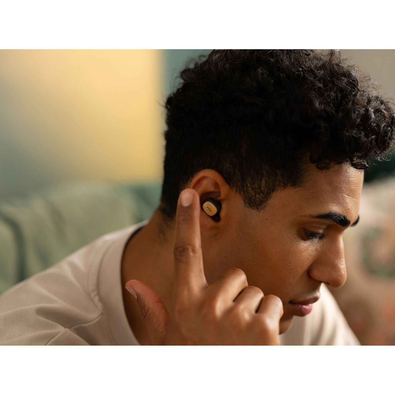 Écouteurs boutons 100 % sans fil à isolation sonore Smile Jamaica de House Of Marley - Noir