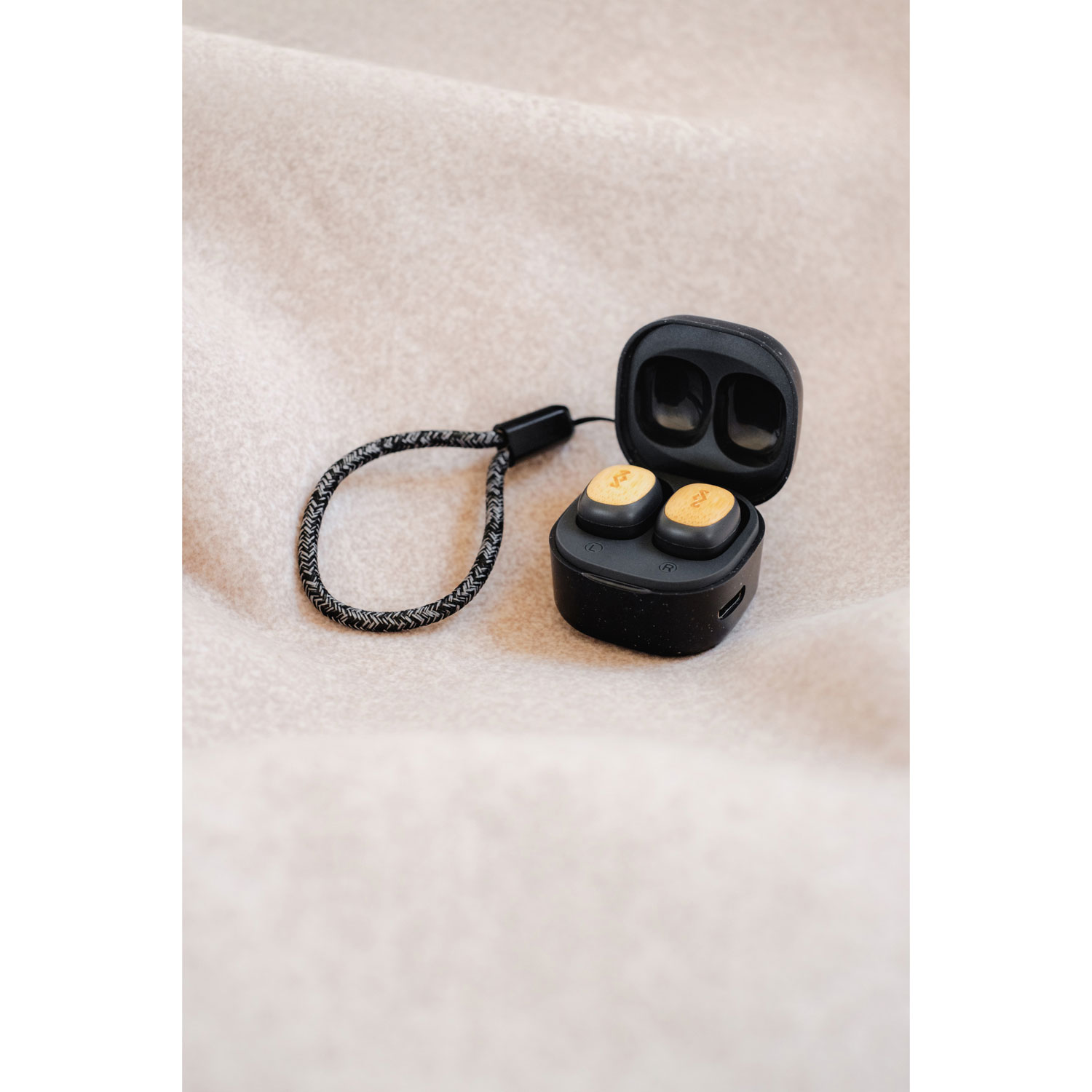 Écouteurs boutons 100 % sans fil à isolation sonore Smile Jamaica de House Of Marley - Noir