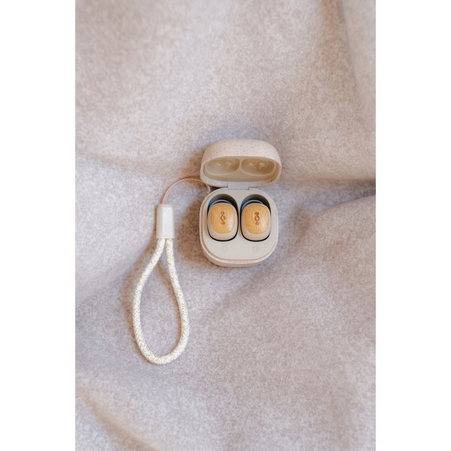 House Of Marley Smile Jamaica In-Ear Sound Isolating True Wireless Earbuds - Cream