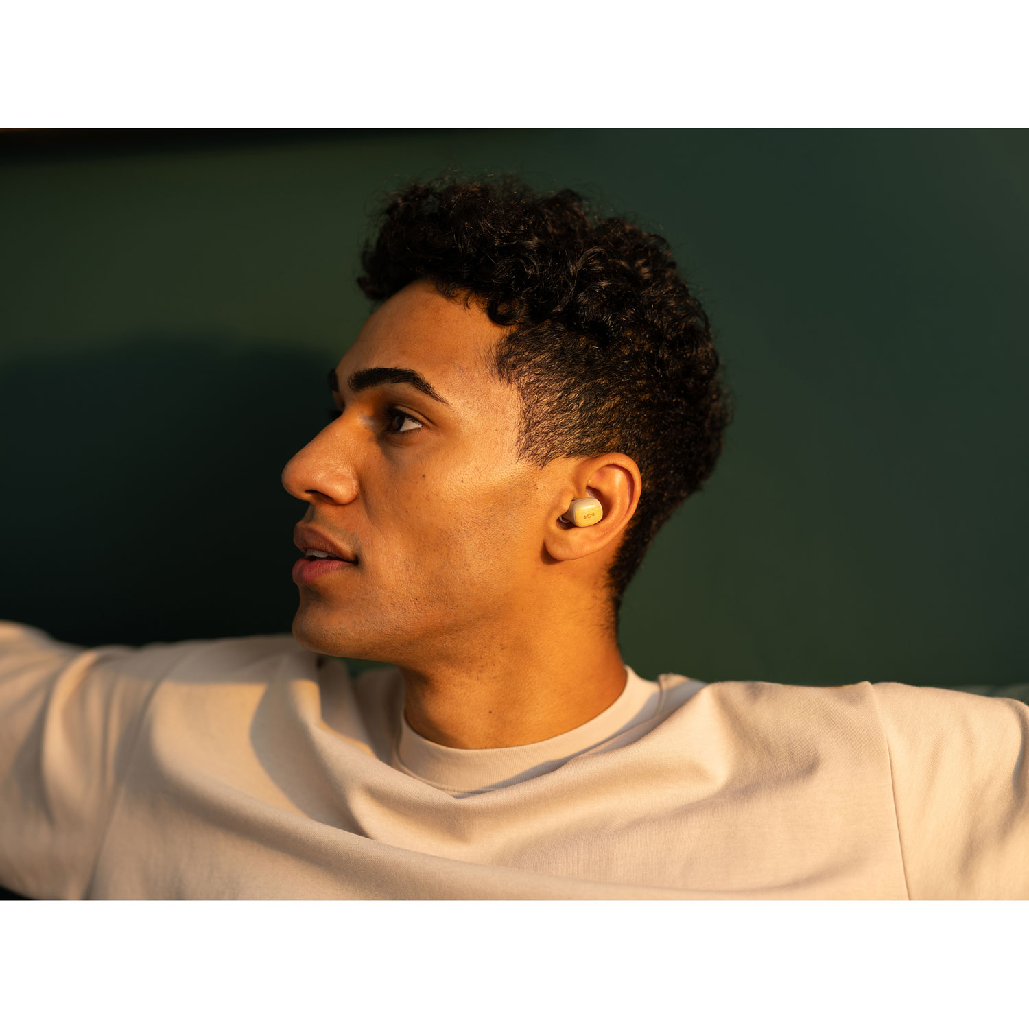 House Of Marley Smile Jamaica In-Ear Sound Isolating True Wireless Earbuds - Cream