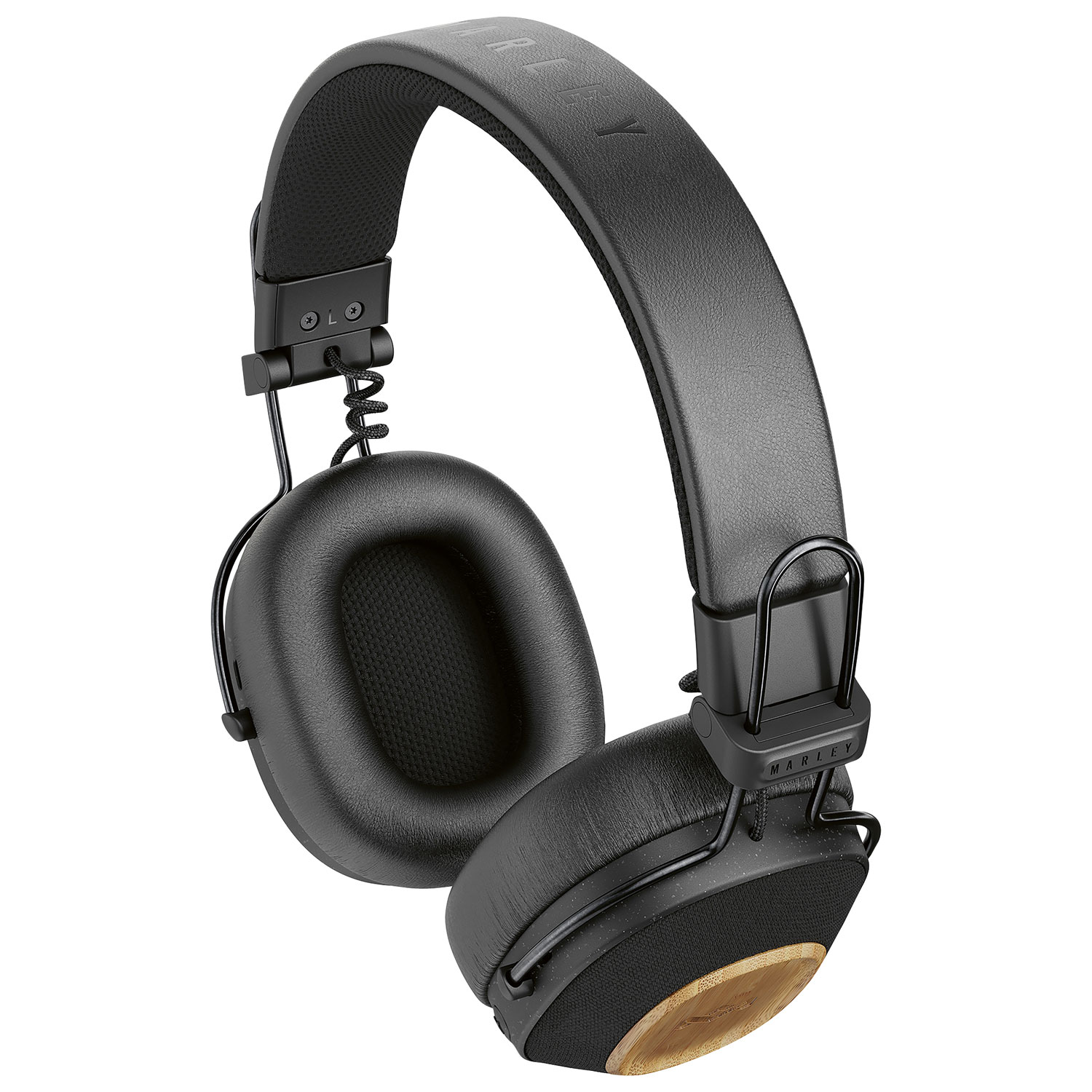 Casque d'écoute Bluetooth à isolation sonore Positive Vibration Riddim de House Of Marley - Noir