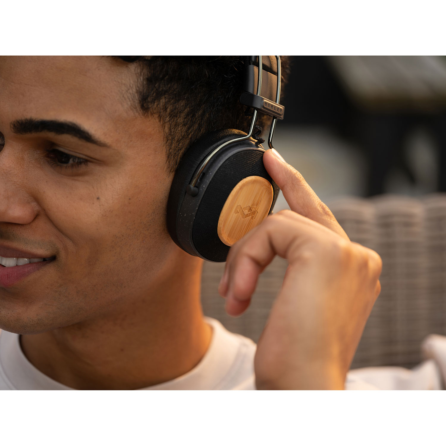 Casque d'écoute Bluetooth à isolation sonore Positive Vibration Riddim de House Of Marley - Noir