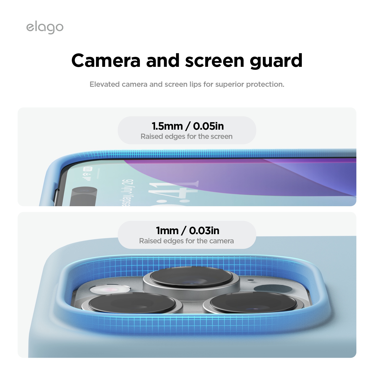 Elago compatible avec l'étui iPhone 16 Pro Max, l'étui en silicone liquide de qualité supérieure, l'étui protecteur intégral, antichoc, doublure