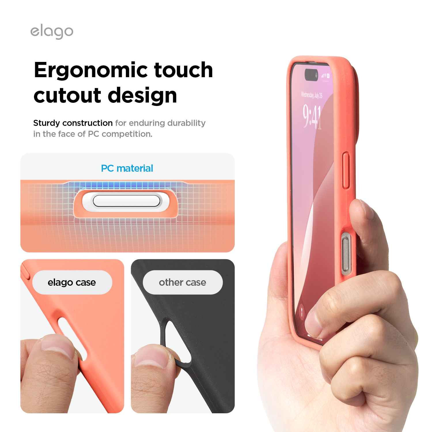 elago Compatible with iPhone 16 Pro Max Case, Premium Liquid Silicone Case, Full Body Protective Cover, Shockproof, Anti-Scratch Soft Microfiber