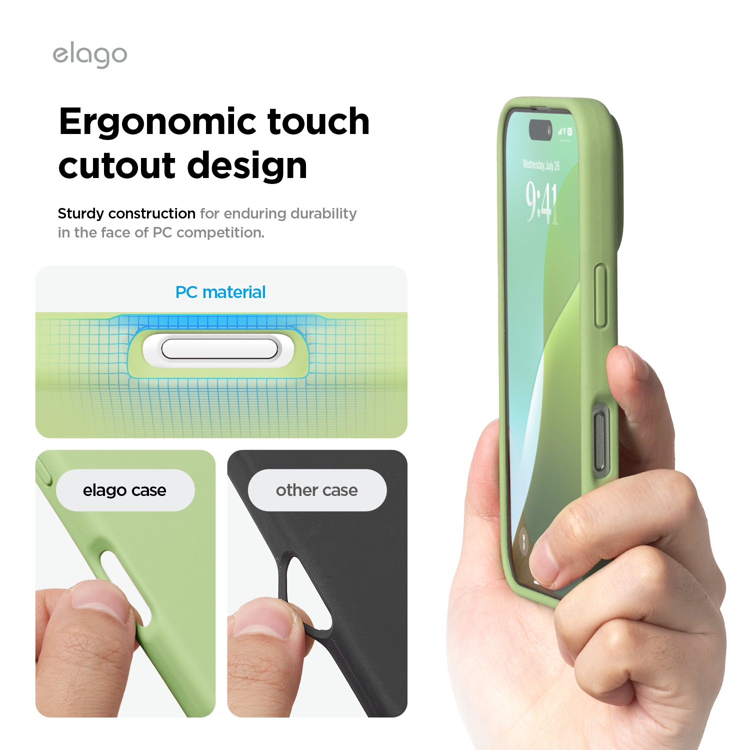 elago Compatible with iPhone 16 Pro Max Case, Premium Liquid Silicone Case, Full Body Protective Cover, Shockproof, Anti-Scratch Soft Microfiber
