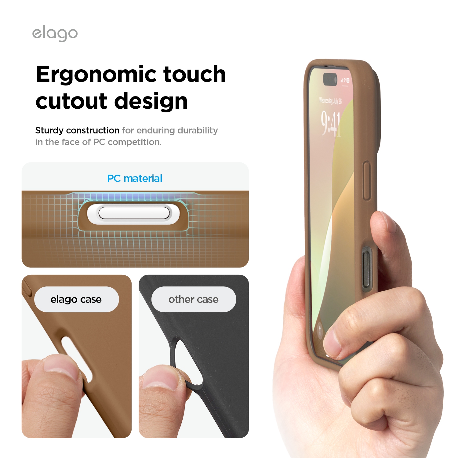 elago Compatible with iPhone 16 Pro Case, Premium Liquid Silicone Case, Full Body Protective Cover, Shockproof, Anti-Scratch Soft Microfiber Lining,