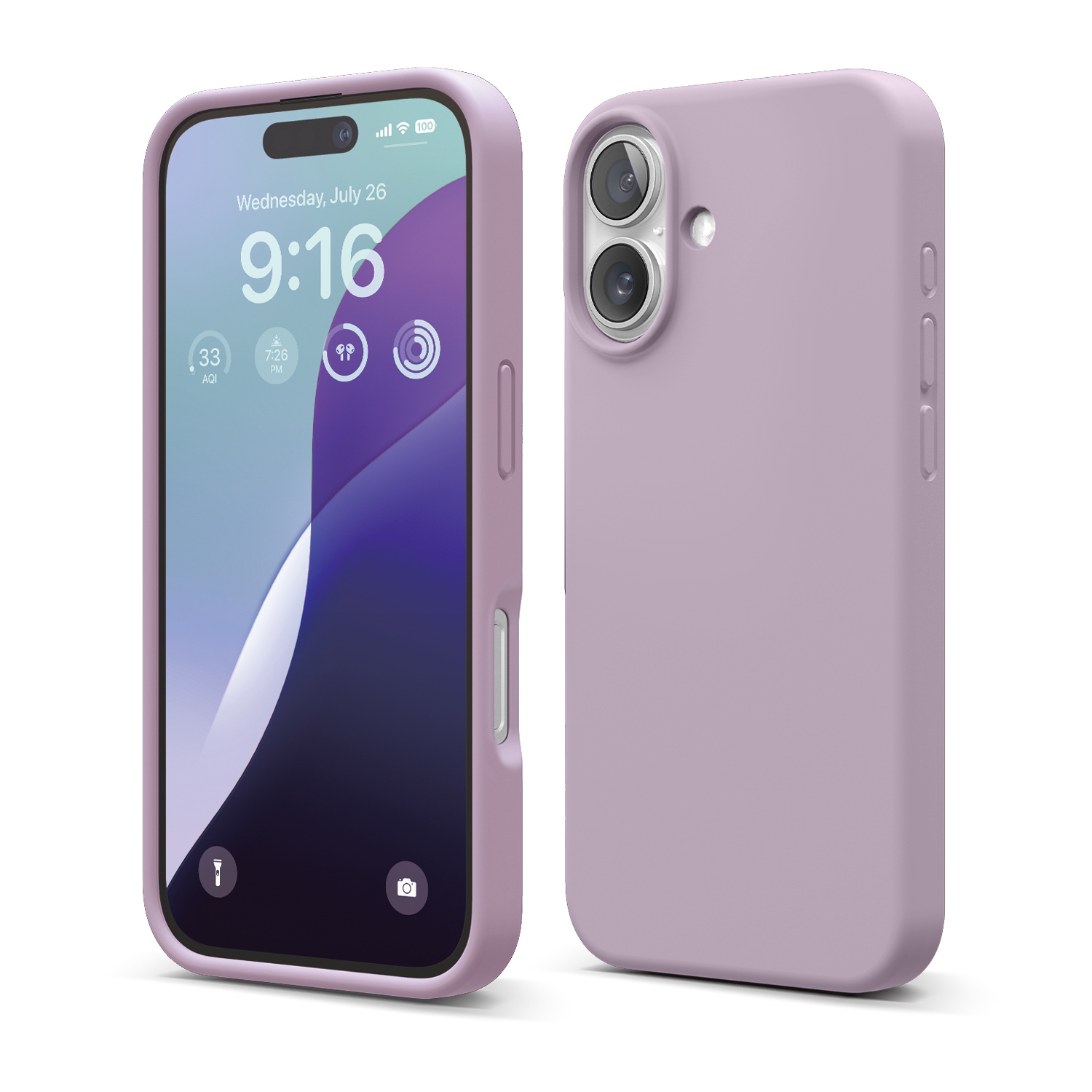 elago Compatible with iPhone 16 Case, Premium Liquid Silicone Case, Full Body Protective Cover, Shockproof, Anti-Scratch Soft Microfiber Lining, 6.1