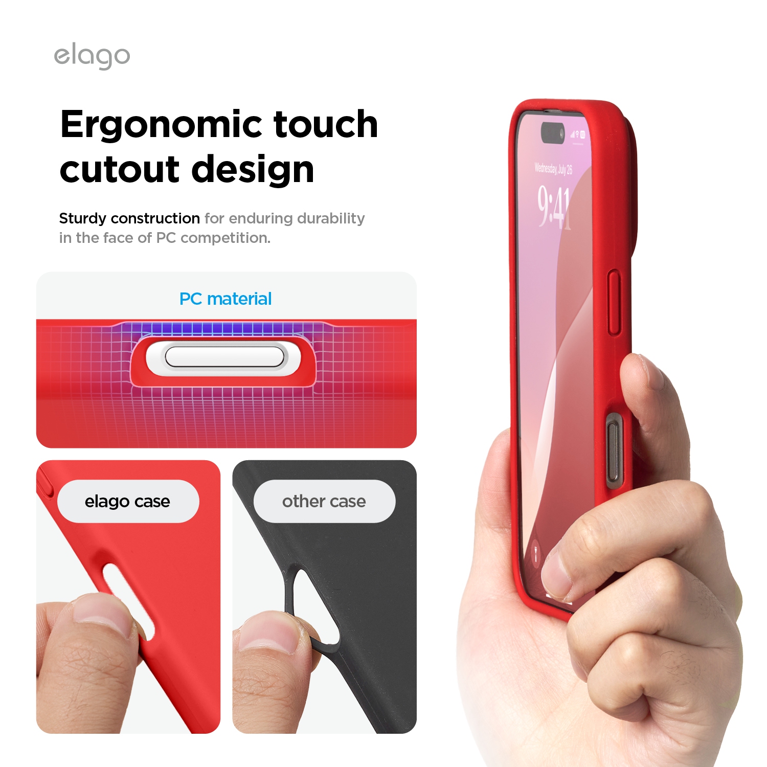 elago Compatible with iPhone 16 Plus Case, Premium Liquid Silicone Case, Full Body Protective Cover, Shockproof, Anti-Scratch Soft Microfiber Lining,
