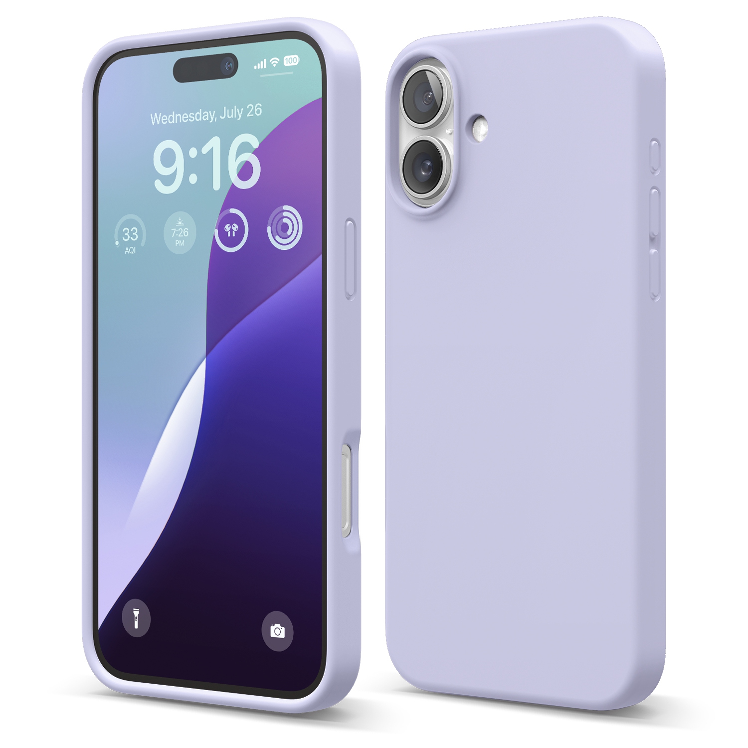 elago Compatible with iPhone 16 Plus Case, Premium Liquid Silicone Case, Full Body Protective Cover, Shockproof, Anti-Scratch Soft Microfiber Lining,