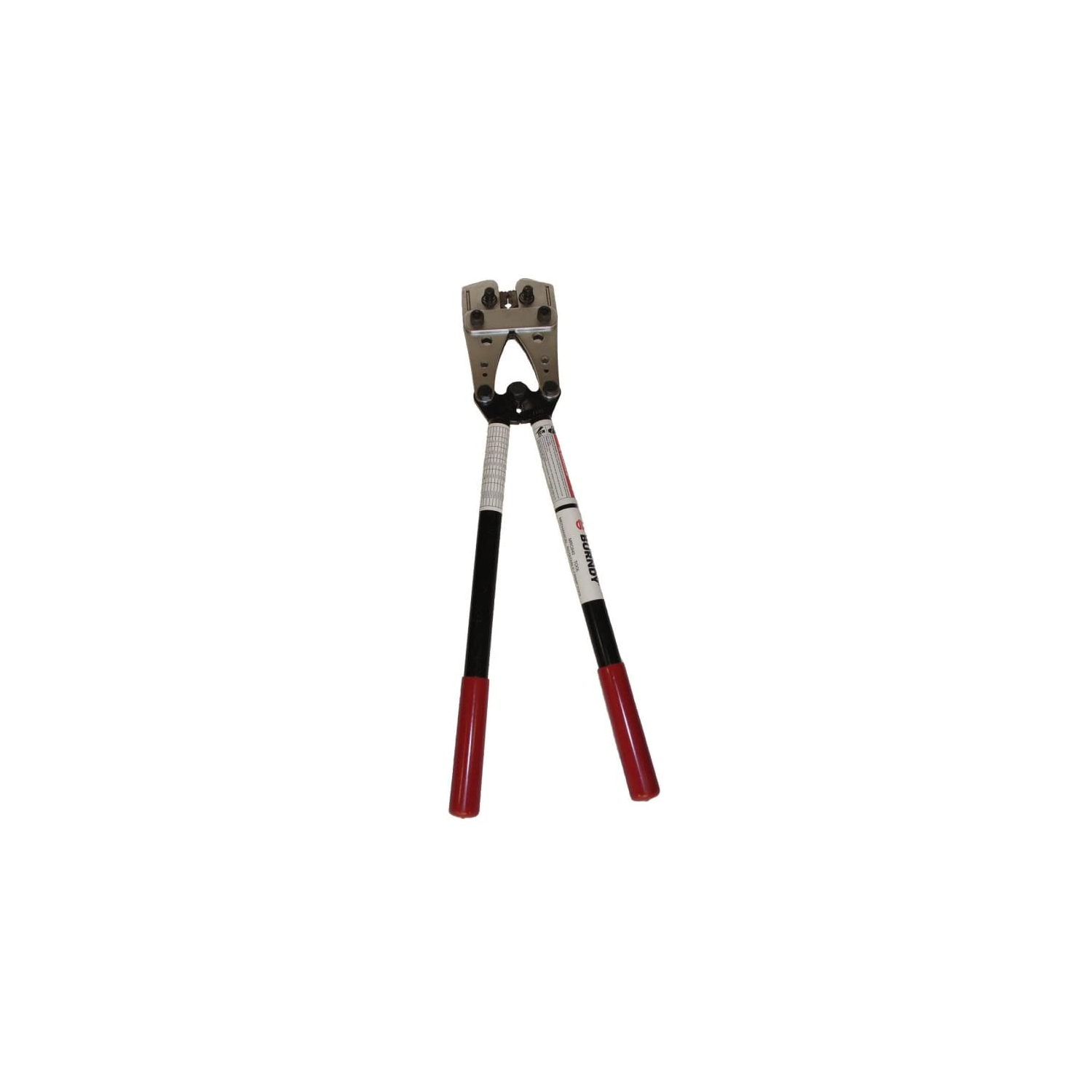 Burndy MRC840 Hytool Hand-Operated Crimper, 8-4/0 AWG Non-Insulated Copper Terminals and Splices, 26" Length, 8" Width