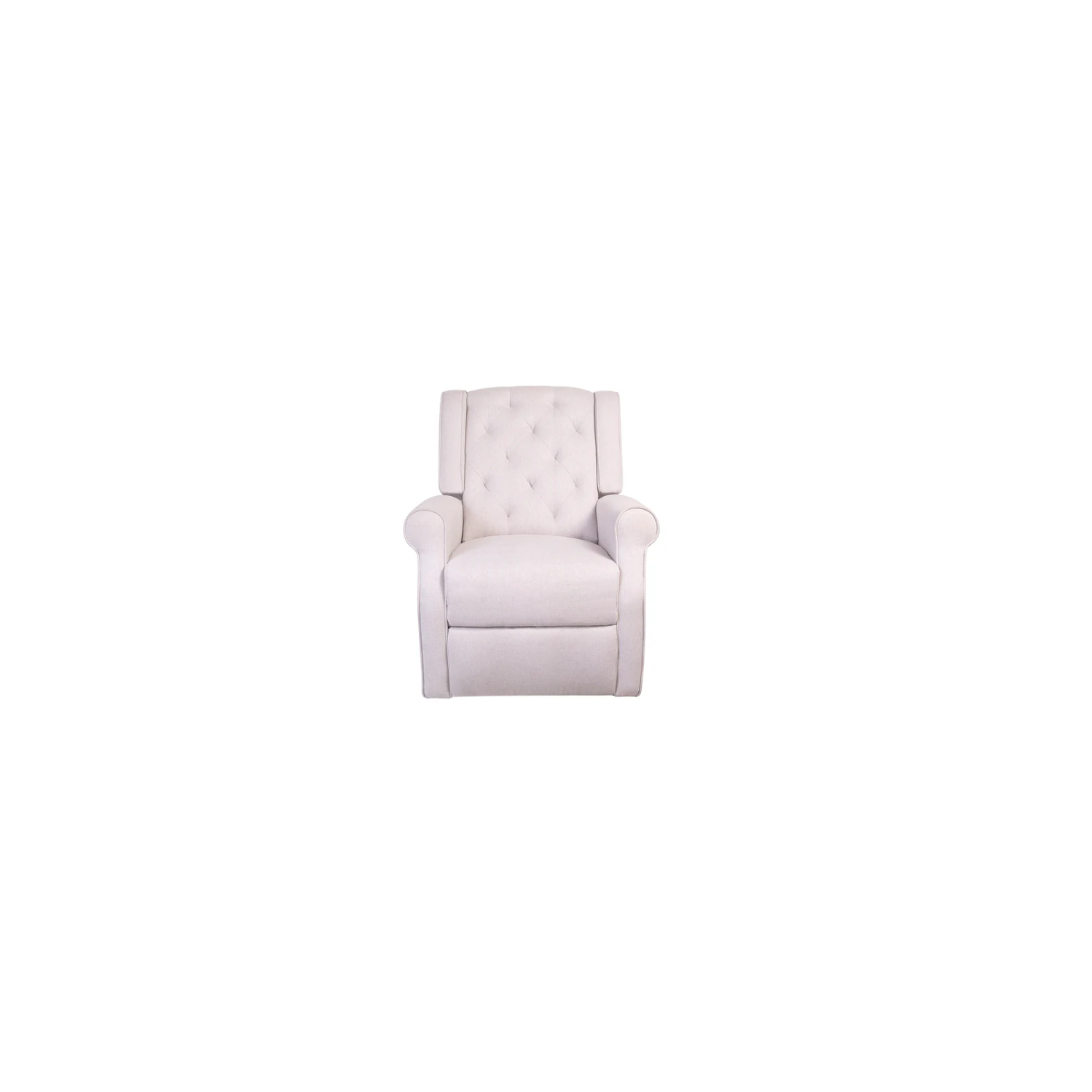 Fauteuil coulissant pour chambre de bébé Hayley de l'il Angels, confort douillet, dossier capitonné et inclinaison fluide - Sable