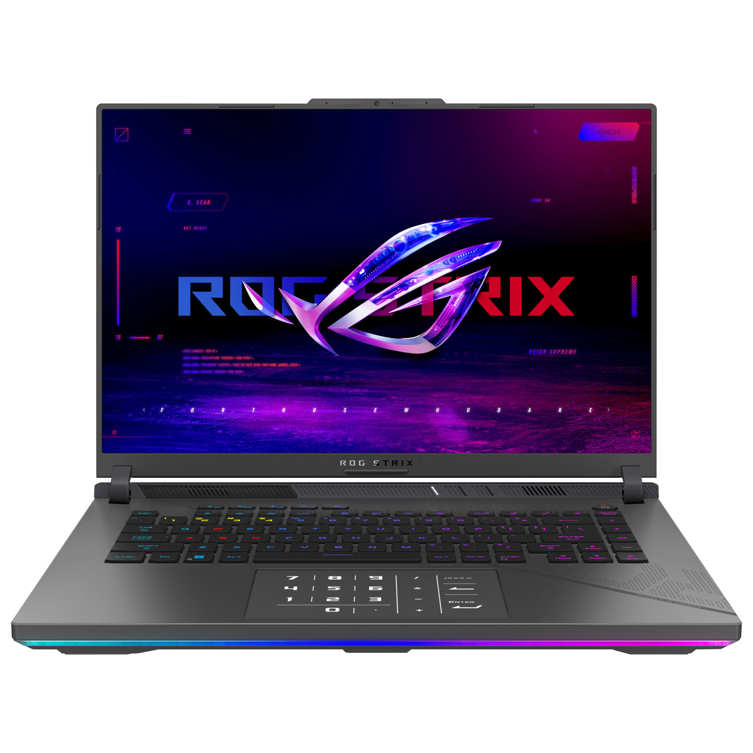 ASUS ROG Strix G 16" Gaming Laptop - Eclipse Grey (Intel Core i7-13650HX/16GB RAM/512GB SSD/GeForce RTX 4070)