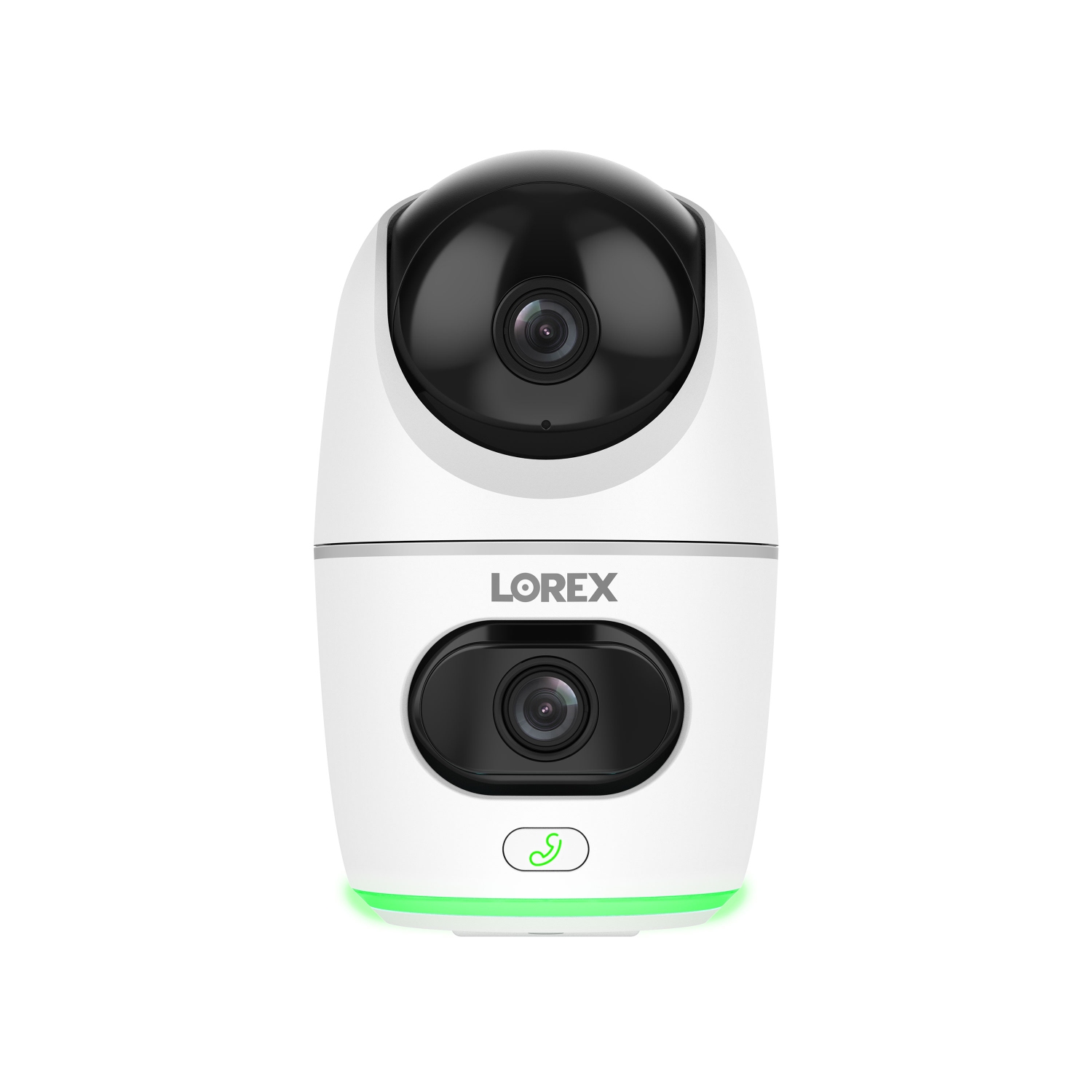 Lorex 2K Dual Lens Indoor Pan-Tilt Wi-Fi Security Camera