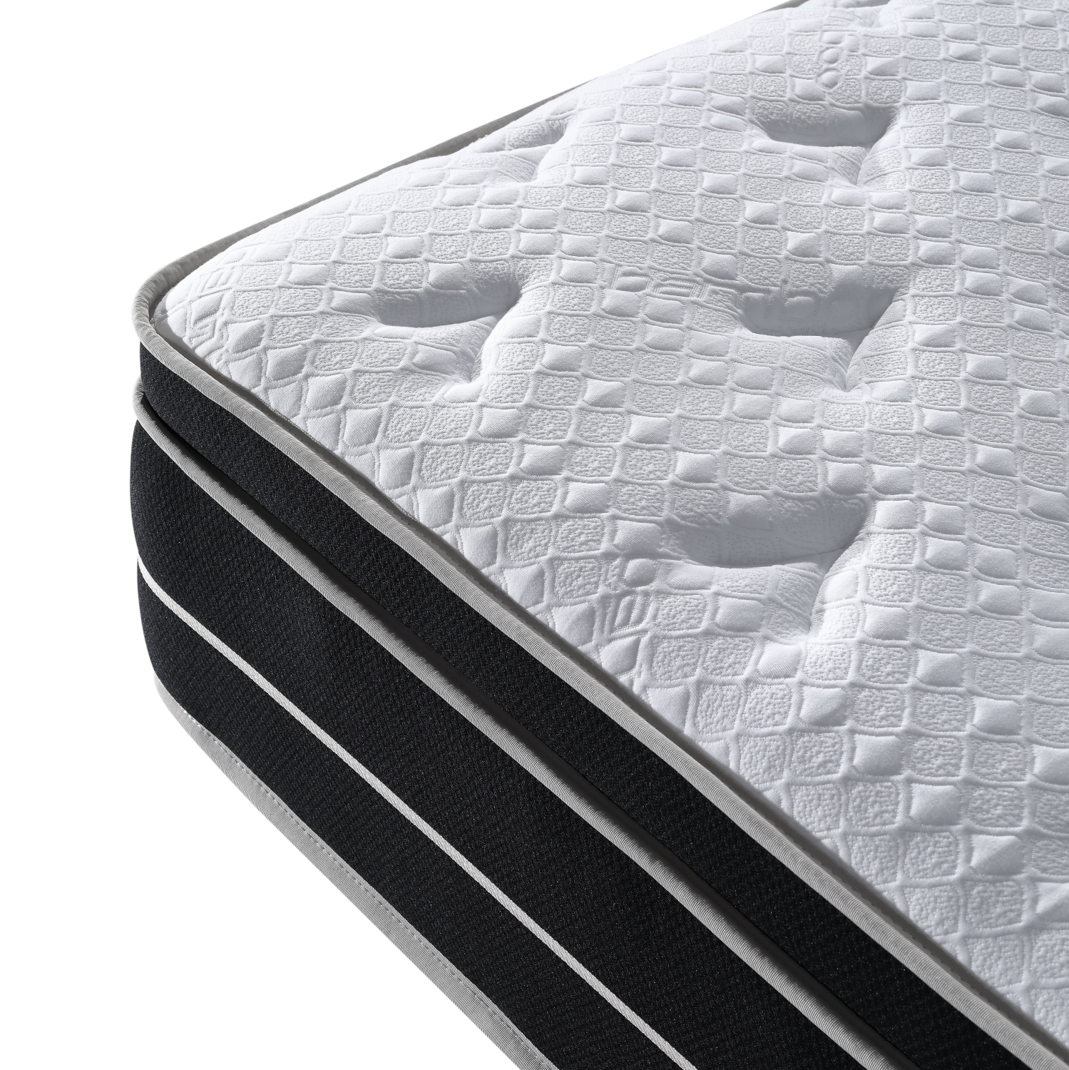 LivinVeluris Prestige 14-Inch Mattress: CertiPUR-US Certified, Coil Spring Support