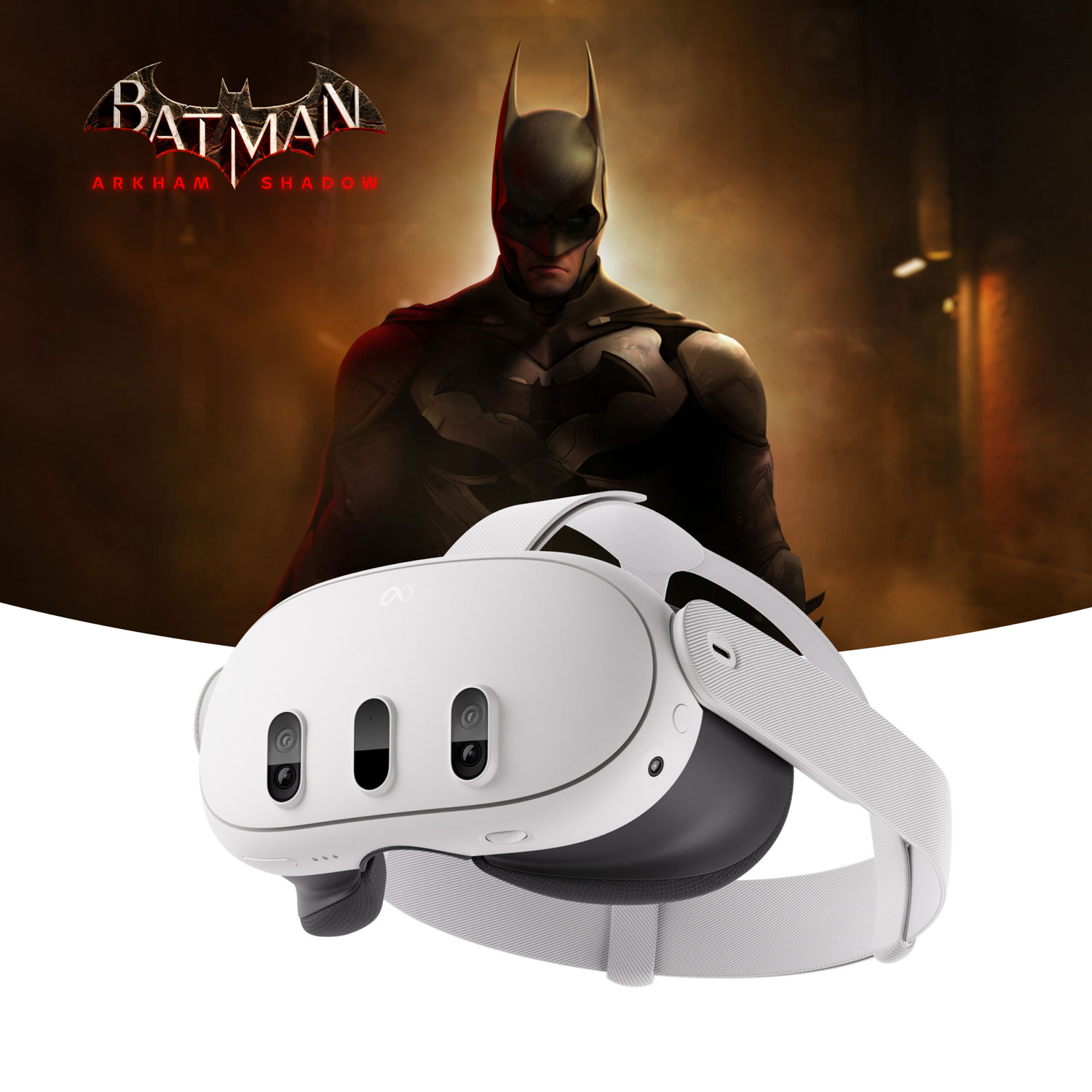 Meta Quest 3 512GB VR Headset with Touch Plus Controllers & Batman: Arkham Shadow