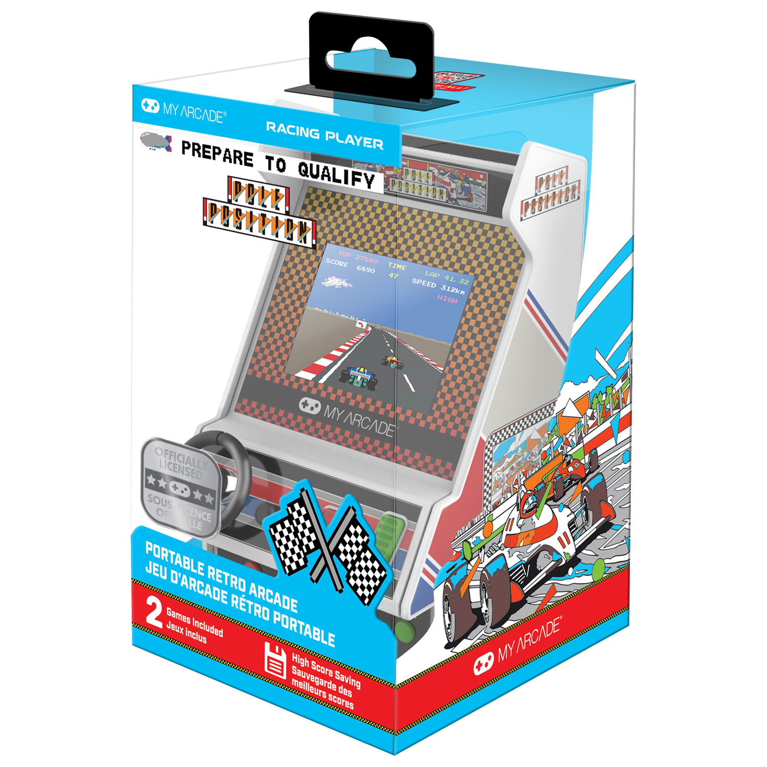 dreamGEAR Pole Position Mini Racing Arcade Machine