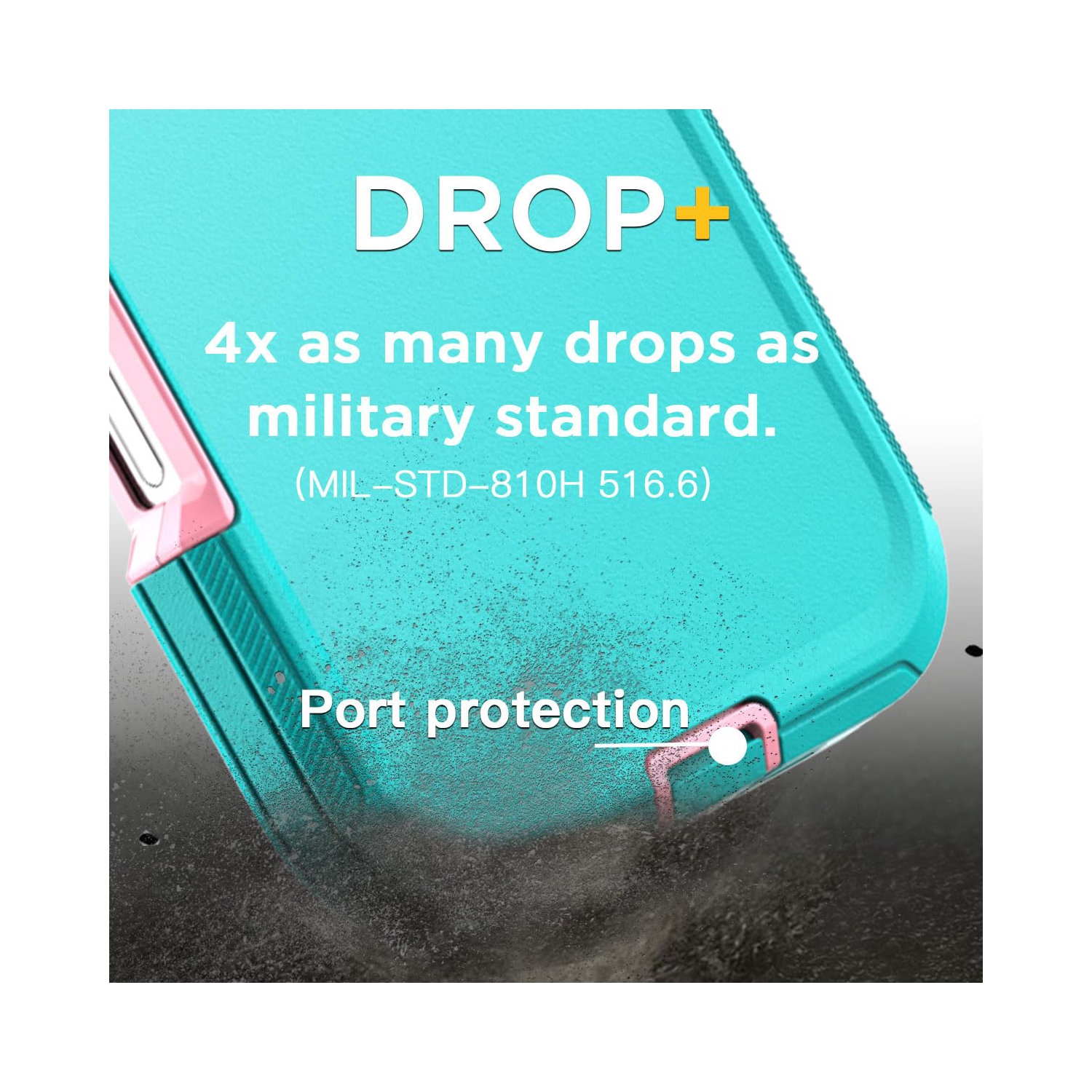 iPhone – Étui 16 avec protecteur d’écran en verre, robuste, antichoc, résistant à la poussière, 3 couches, protecteur intégral, robuste, durable,