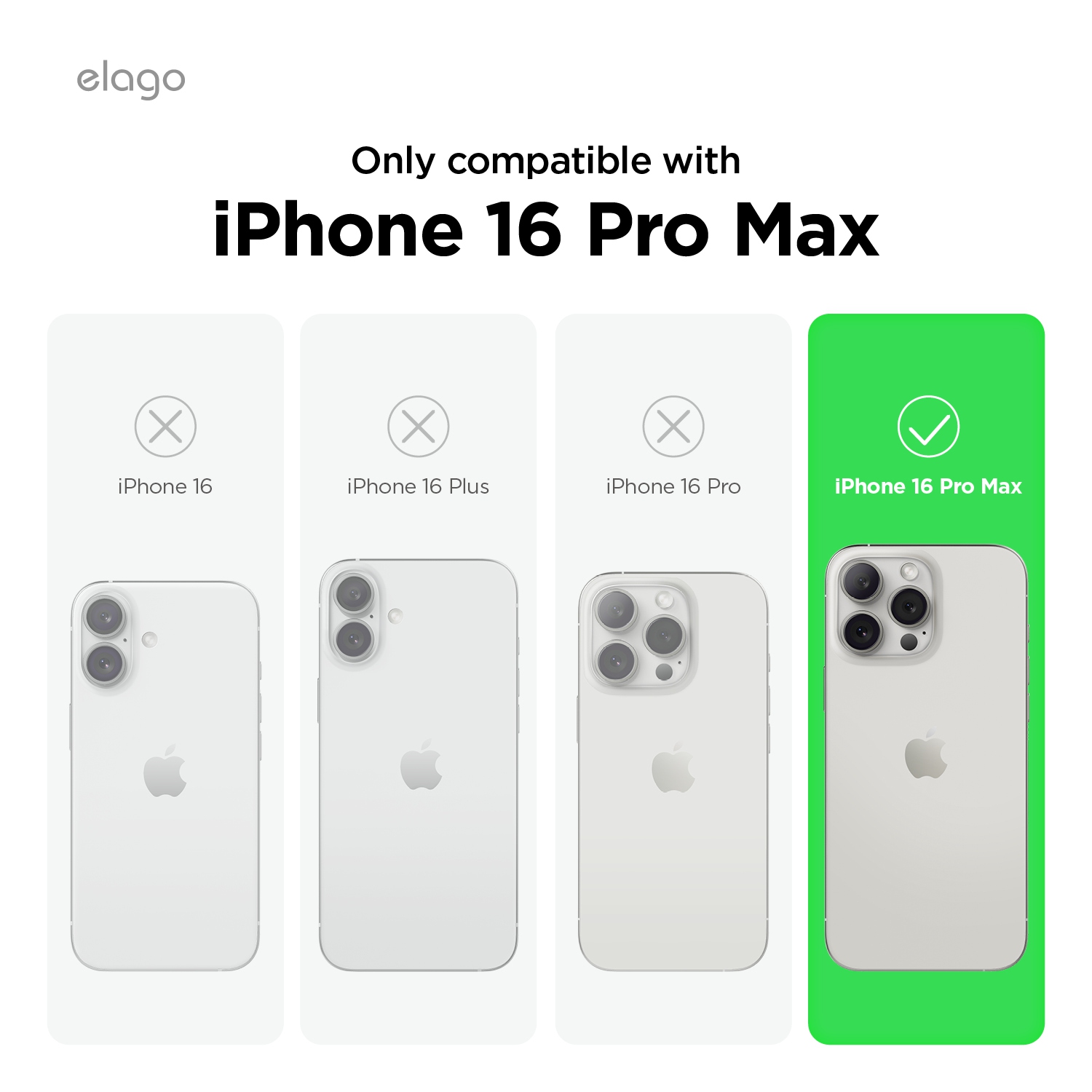 elago Magnetic Silicone Case Compatible with iPhone 16 Pro Max Case 6.9 Inch Compatible with All MagSafe Accessories - Built-in Magnets, Soft Grip