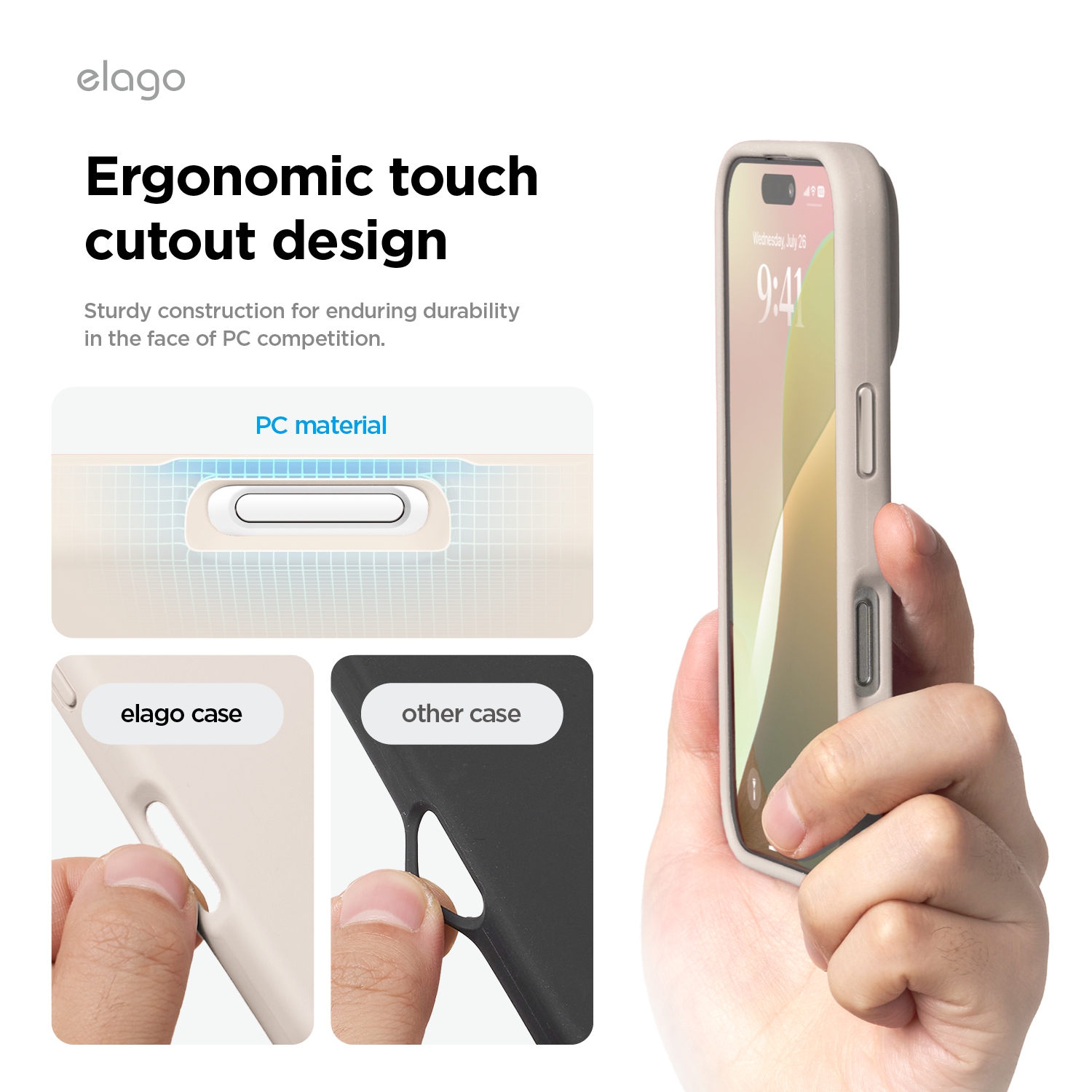 elago Magnetic Silicone Case Compatible with iPhone 16 Pro Max Case 6.9 Inch Compatible with All MagSafe Accessories - Built-in Magnets, Soft Grip