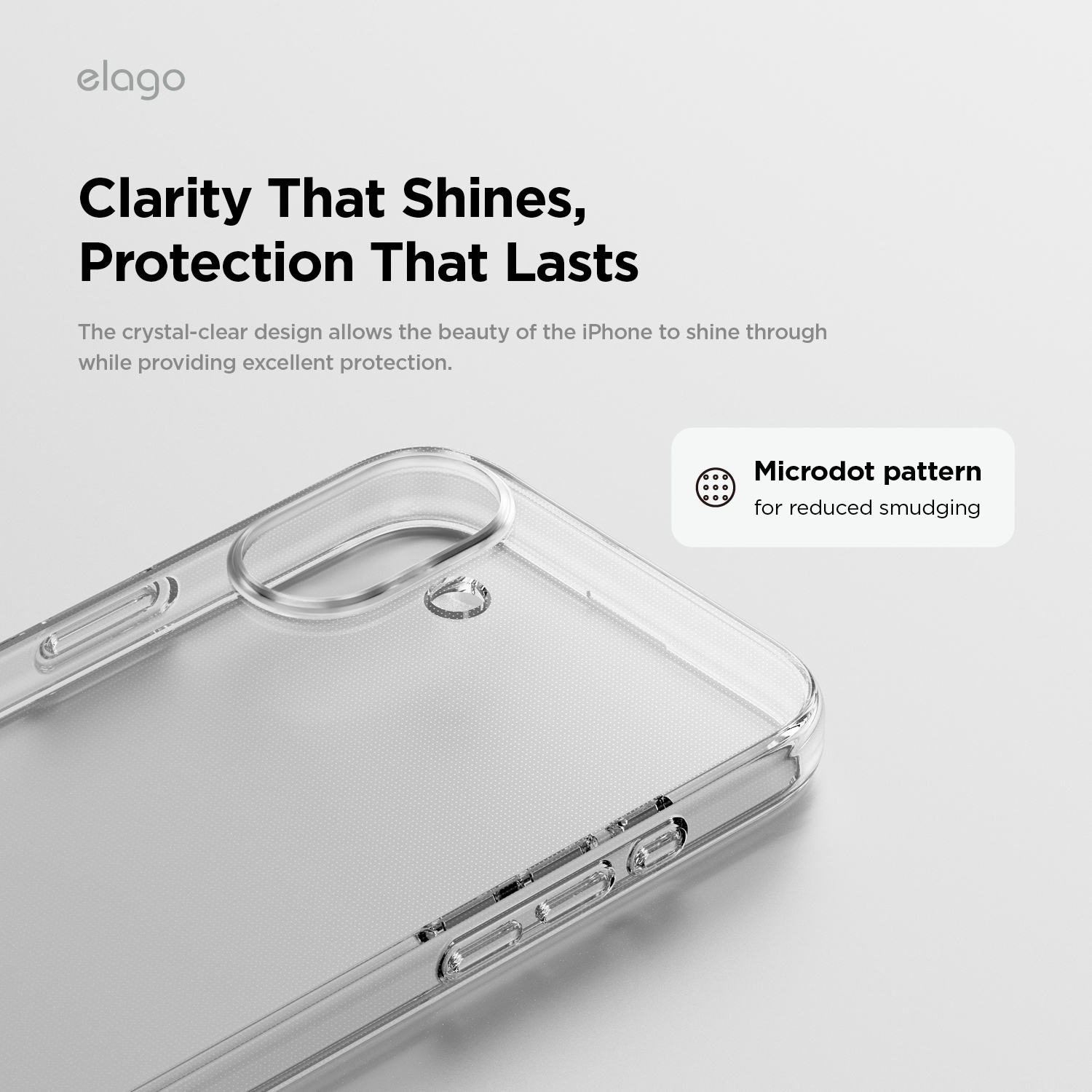 elago Hybrid Clear Case Compatible with iPhone 16 Plus Case Cover 6.7" - PC + TPU Hybrid Technology, Shockproof bumper, Raised Camera Protection,