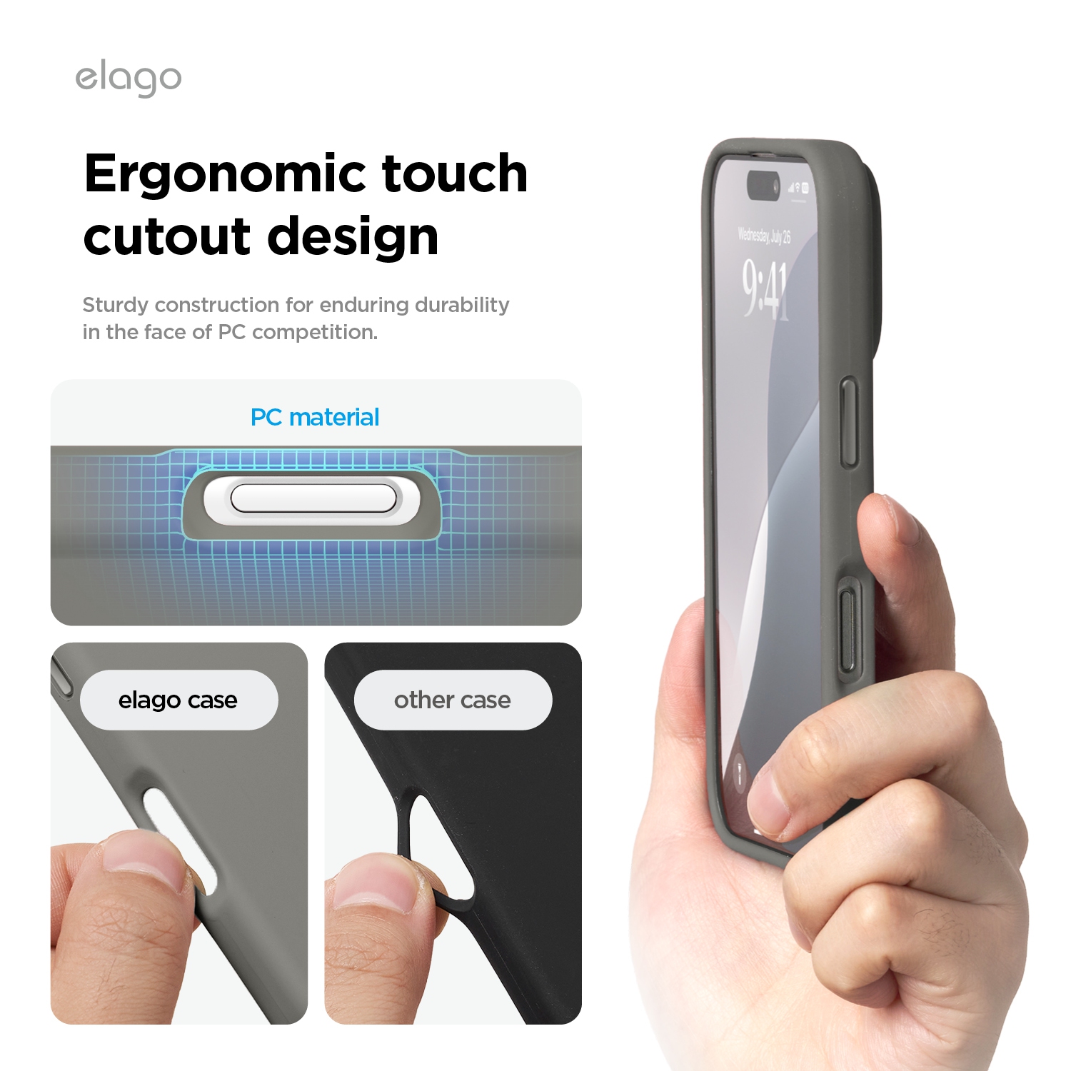 elago Magnetic Silicone Case Compatible with iPhone 16 Pro Max Case 6.9 Inch Compatible with All MagSafe Accessories -Built-in Magnets, Soft Grip