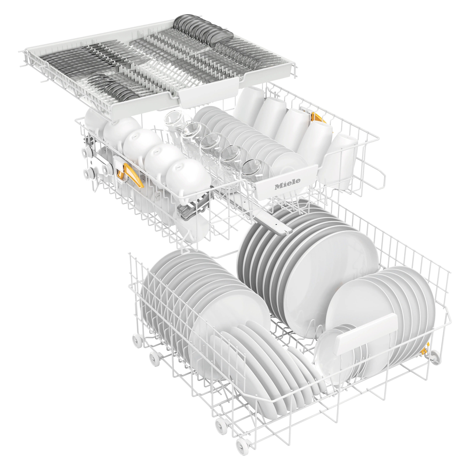 Lave-vaisselle entièrement encastrable avec plateau à ustensiles G 5056 SCVi de Miele – Bordure en acier CleanTouch – 21505662CDN