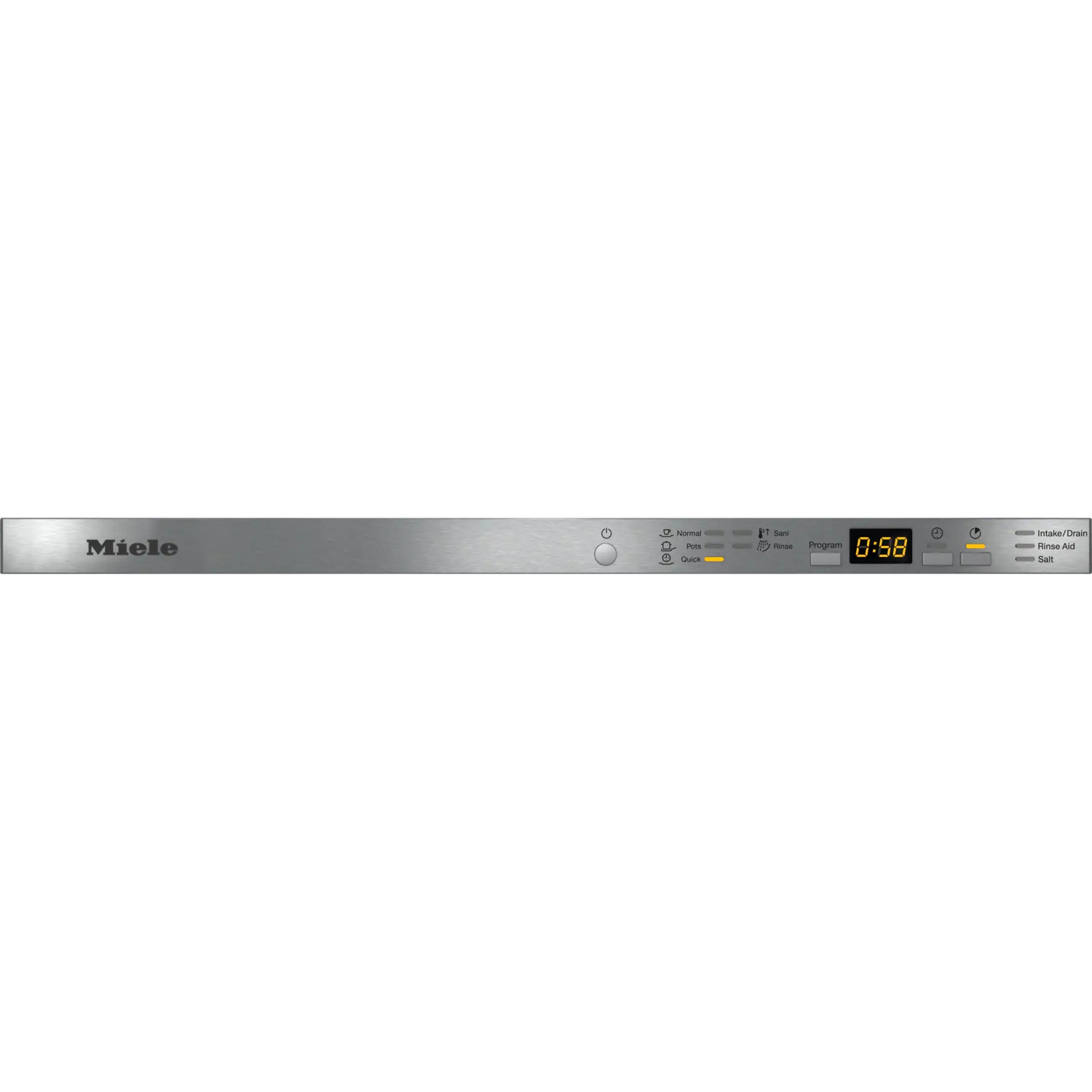 Lave-vaisselle entièrement intégré de Miele avec plateau à couverts - garniture en acier CleanTouch