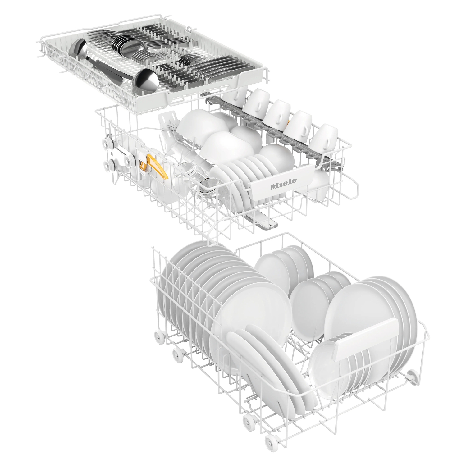 Miele G5482 SCVi Fully Integrated 45cm Dishwasher with Cutlery Tray - CleanTouch Steel Fascia - 21548262CDN