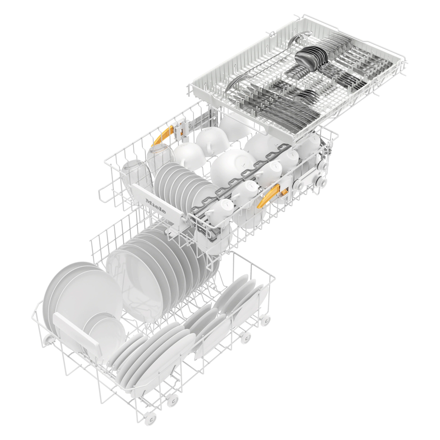 Miele G5482 SCVi Fully Integrated 45cm Dishwasher with Cutlery Tray - CleanTouch Steel Fascia - 21548262CDN