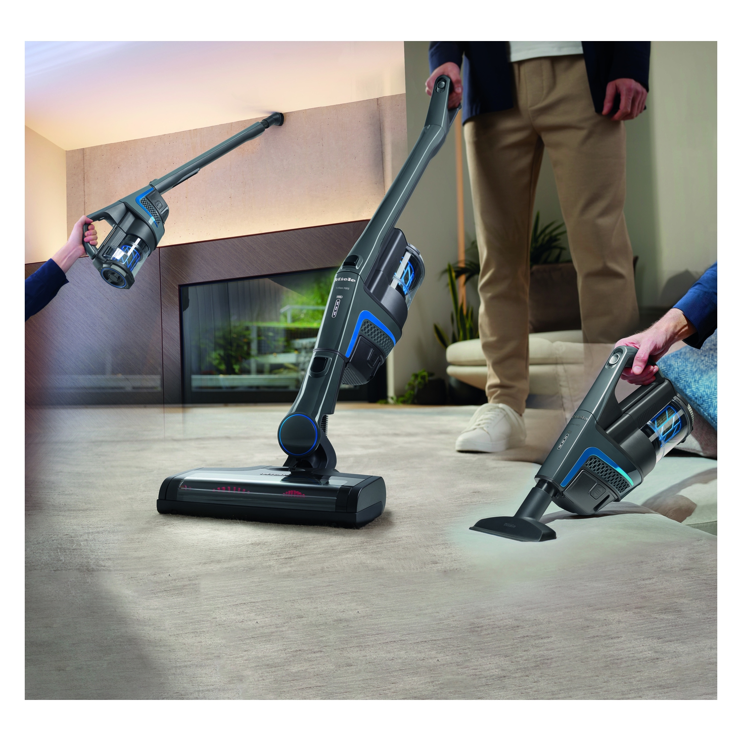 Miele Triflex HX1 Grey Cordless Stick Vacuum Cleaner - 5 Year Warranty - 41MUL113USA
