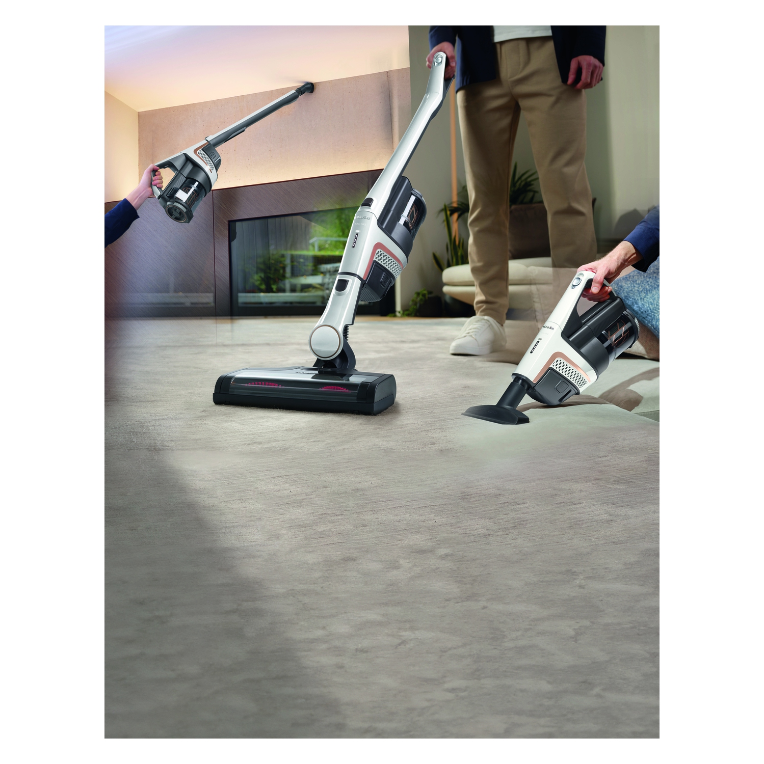 Miele Triflex HX2 - Cordless 3-in-1 Stick Vacuum Cleaner - 41OML001USA - Lotus White