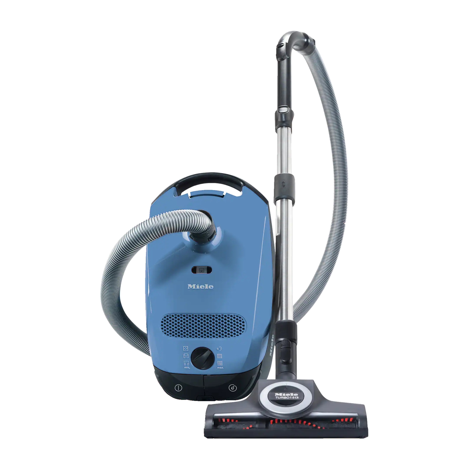 Miele Classic C1 Turbo Team Bagged Canister Vacuum Cleaner, Tech Blue - 5 Year Warranty