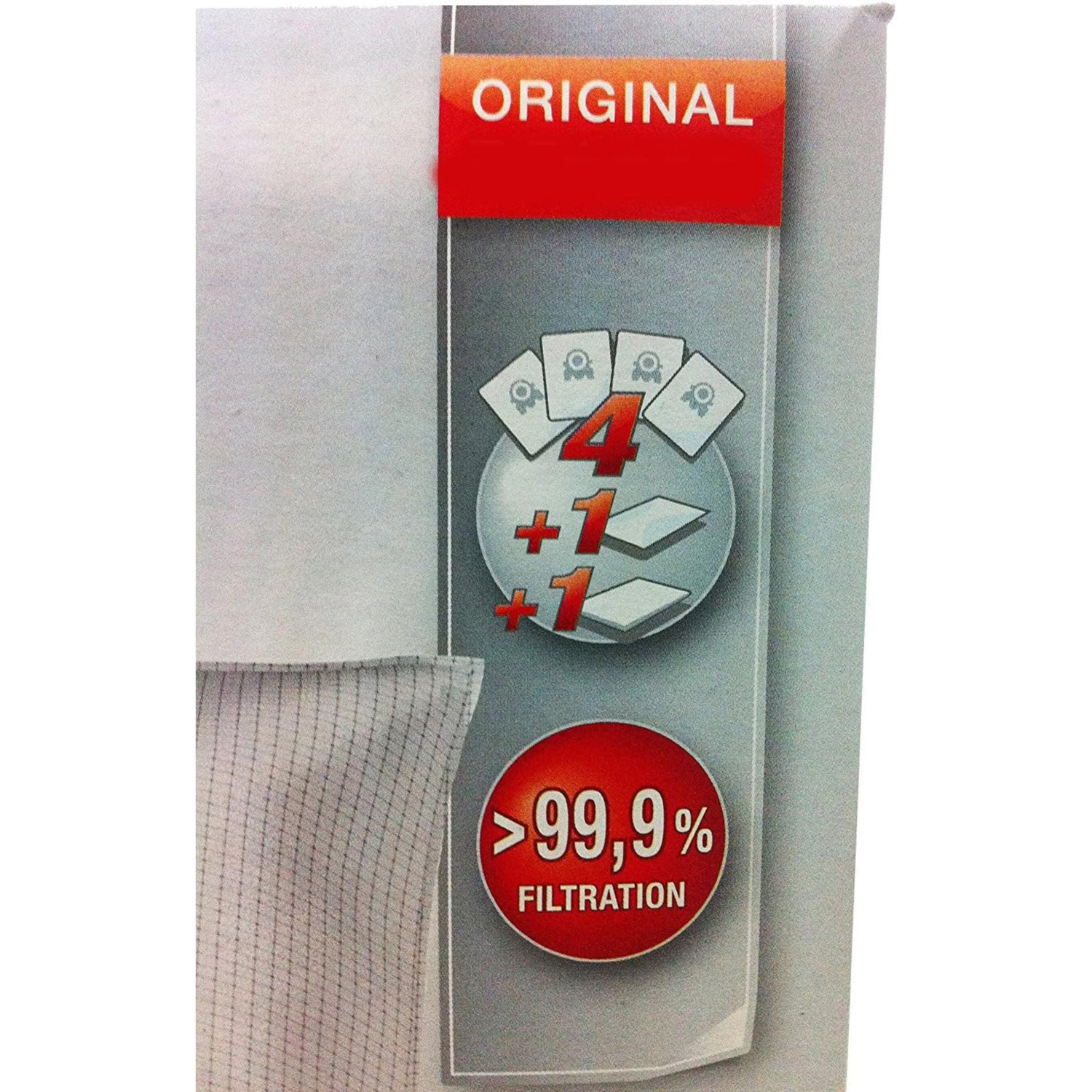 Sacs à poussière d'efficacité GN AirClean 3D de Miele pour aspirateurs de Miele, 2 boîtes de 4 sacs et 2 filtres