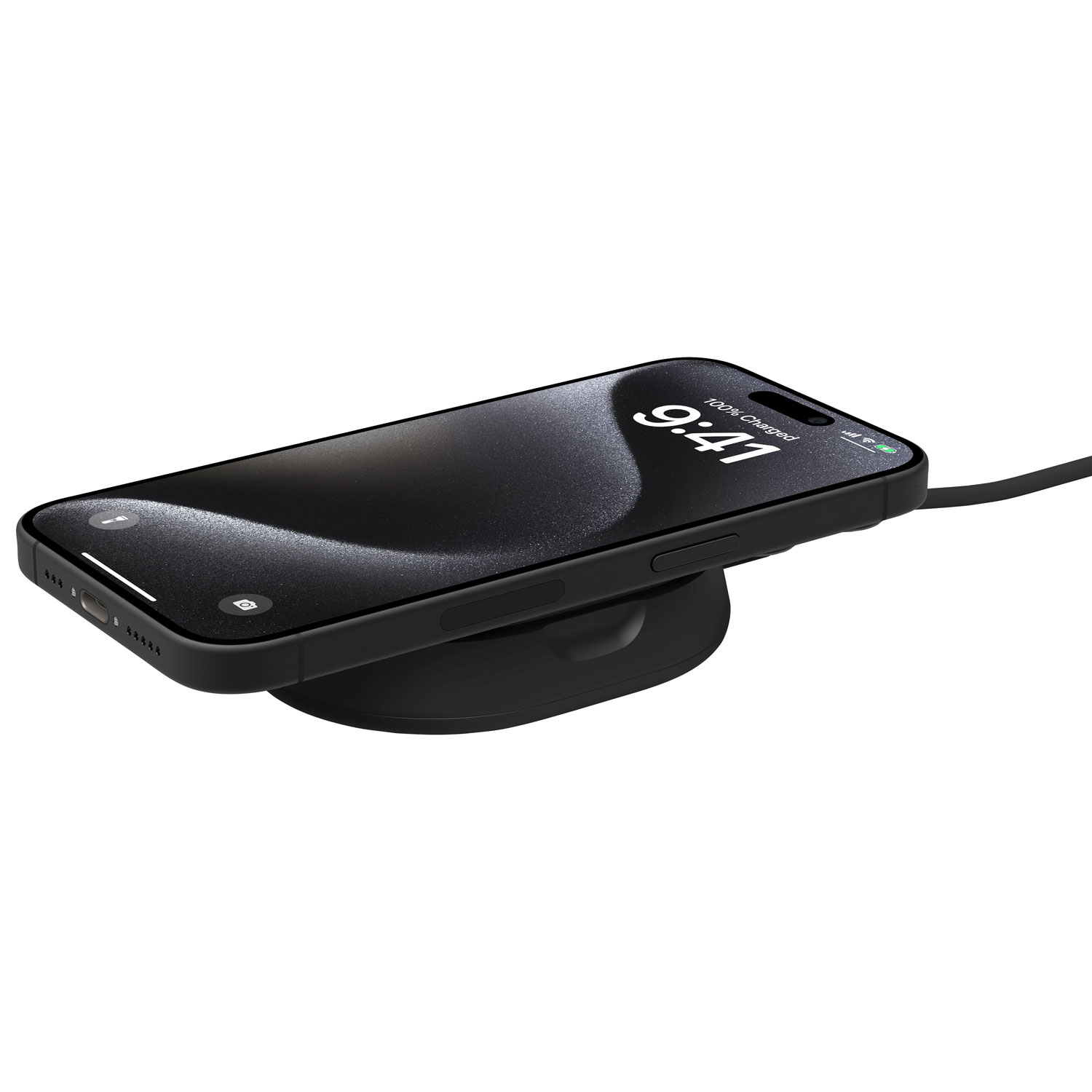 Belkin BoostCharge Pro 15W Qi2 Wireless Charging Stand - Black