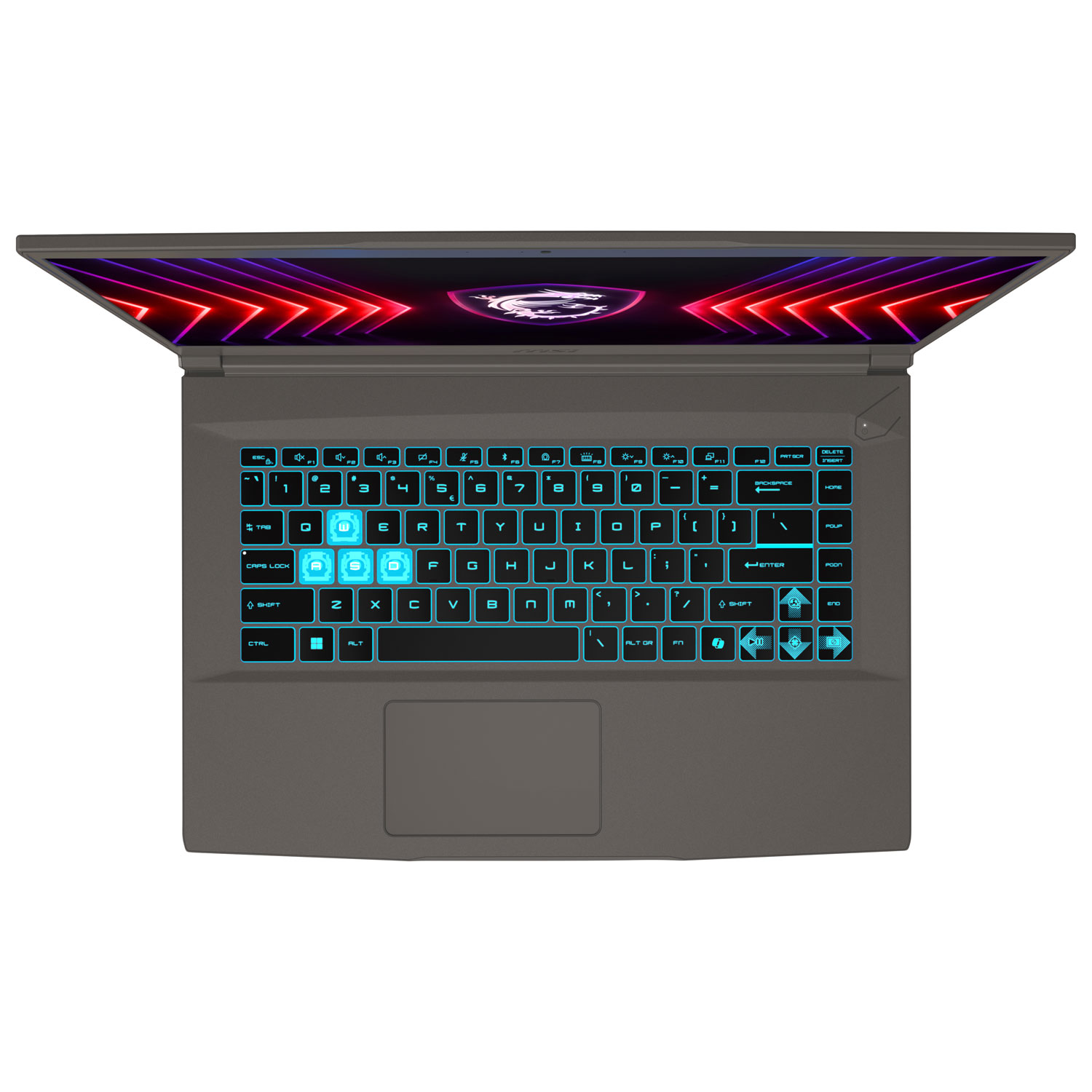 Portable de jeu Thin de 15,6 po de MSI - Gris cosmos