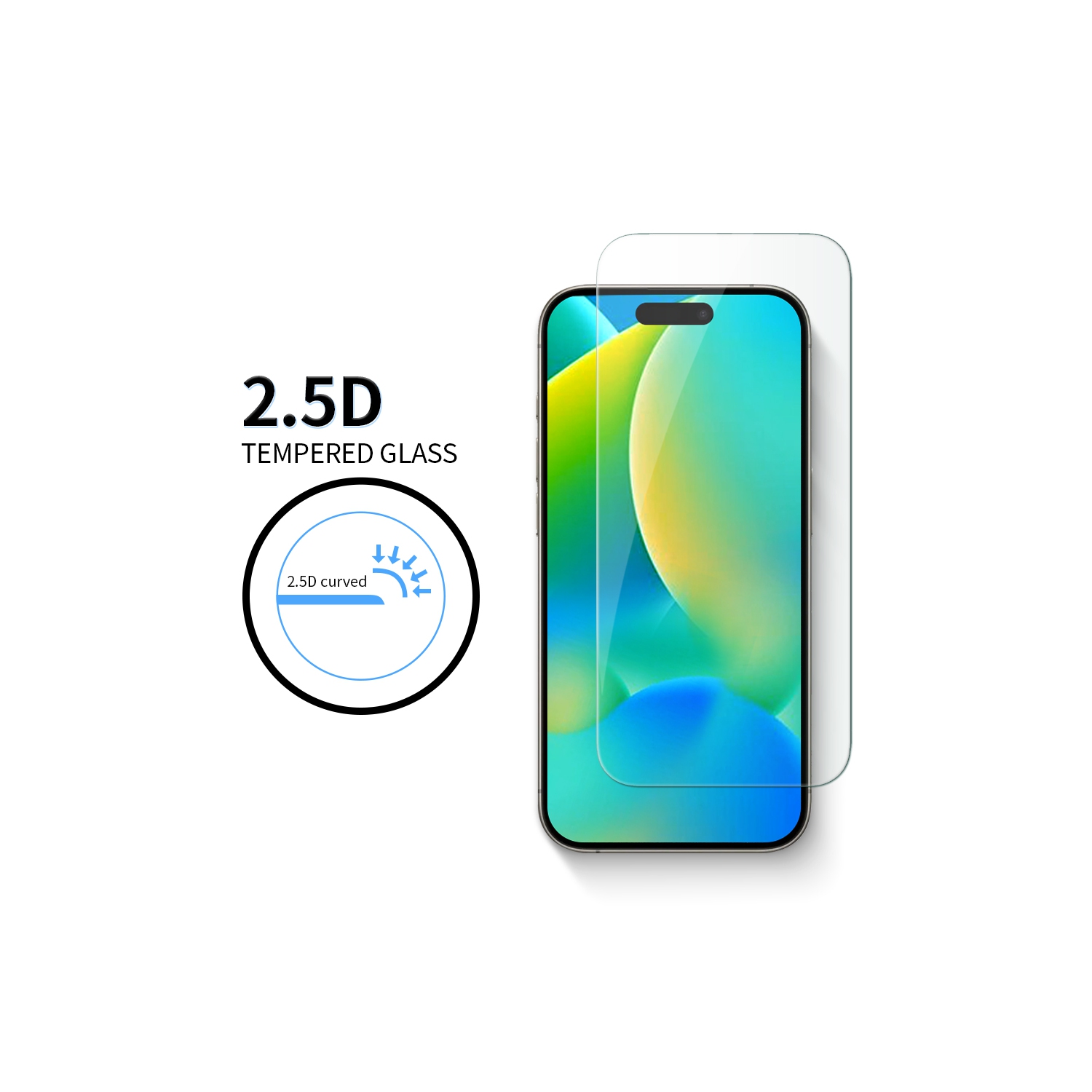 Uolo [protecteur] iPhone 16 Pro Max/iPhone 15 Pro Max en verre trempé, incassable [compatible avec les étuis] HD Clarity, avec plateau d'alignement