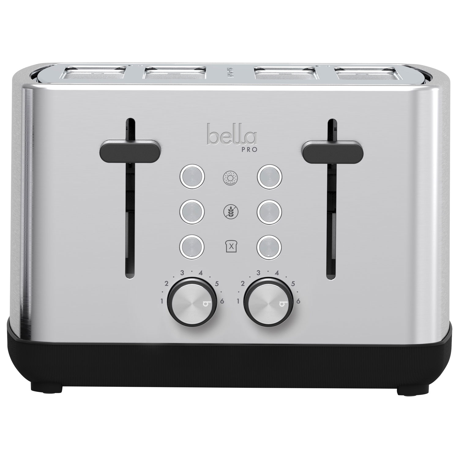 Bella Pro Toaster - 4-Slice - Stainless Steel - Only at Best Buy